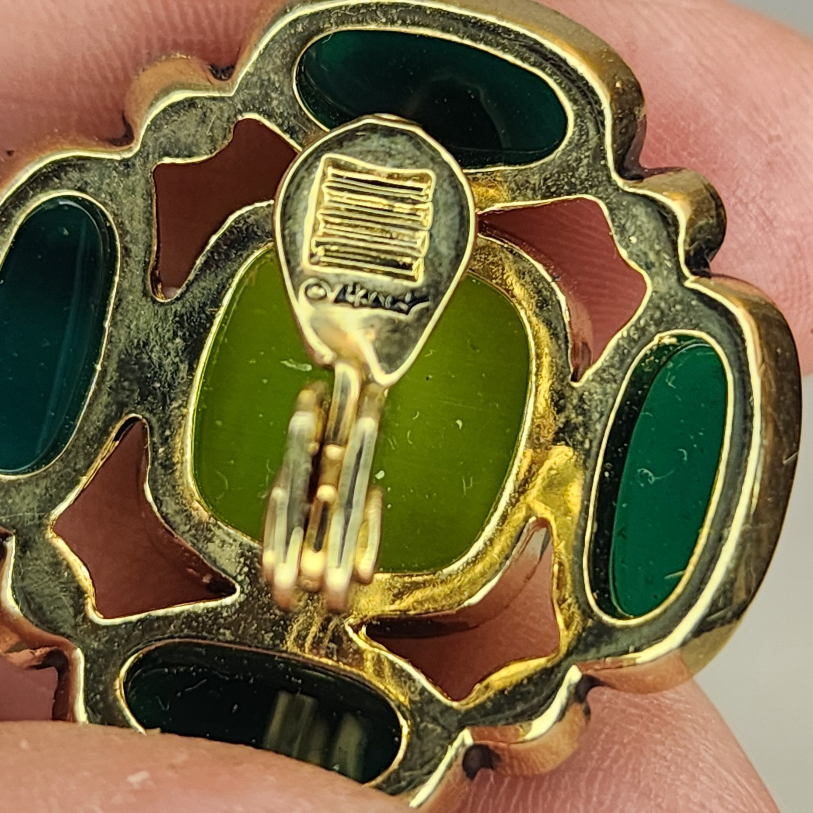 Lot 8 Pair Vintage Clip Earrings All Signed / Marked