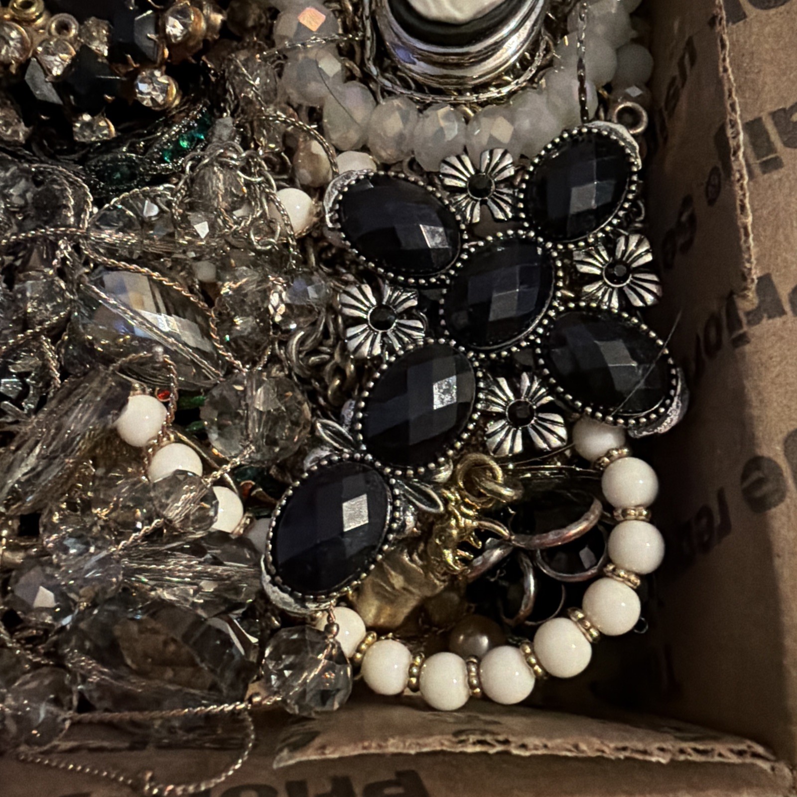 Vintage to Now Jewelry Lot, All Wearable Untested. No Broken. Box B1
