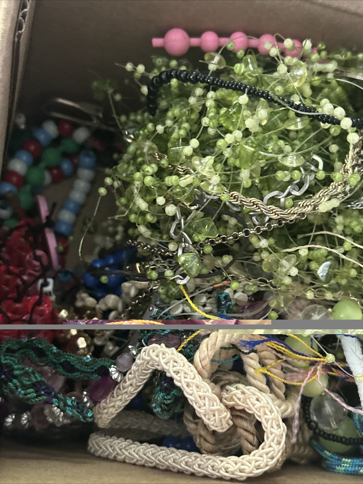 HUGE 9.5 lbs Jewelry Lot WEARABLE & REPAIR CRAFTING Unsearched VTG/NOW ESTATE