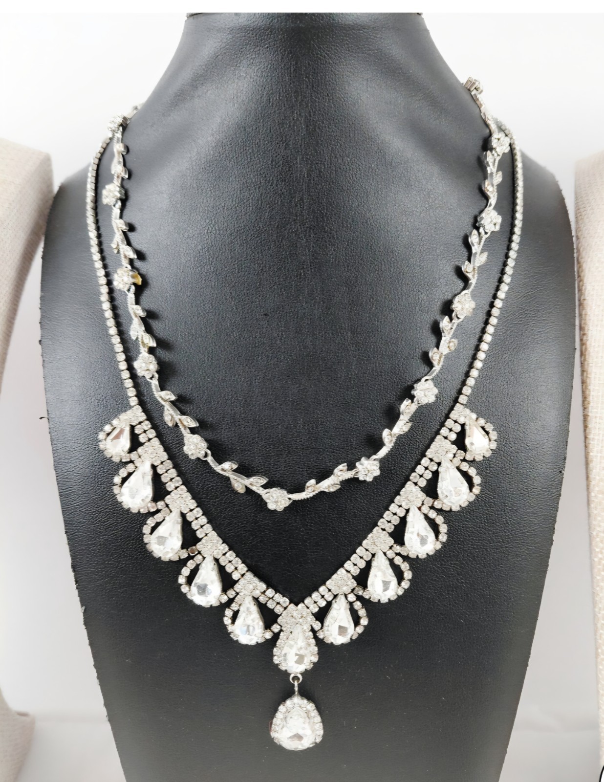 1lb Vintage/Modern Rhinestone Costume Fashion Jewelry Lot