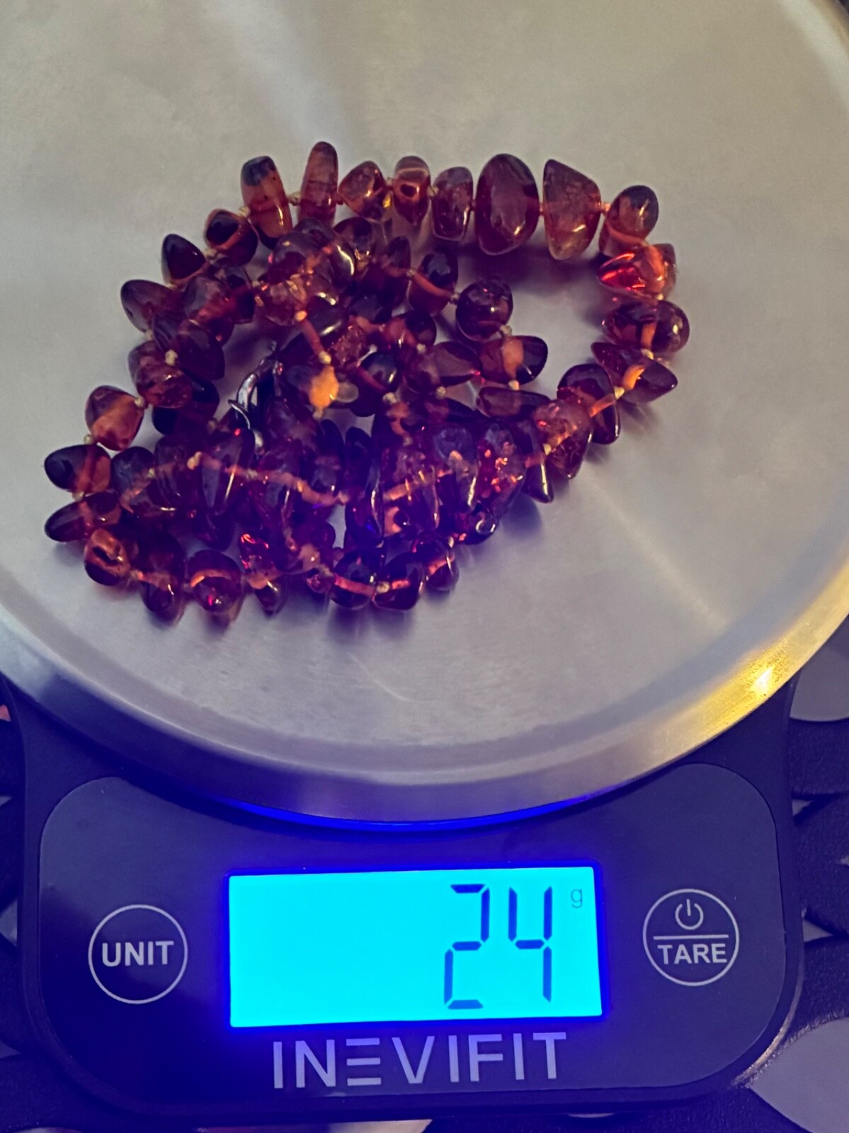 Amber Necklace 21 Inches
