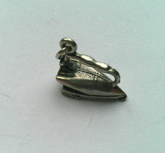 Vintage Sterling Silver Clothes Iron Charm
