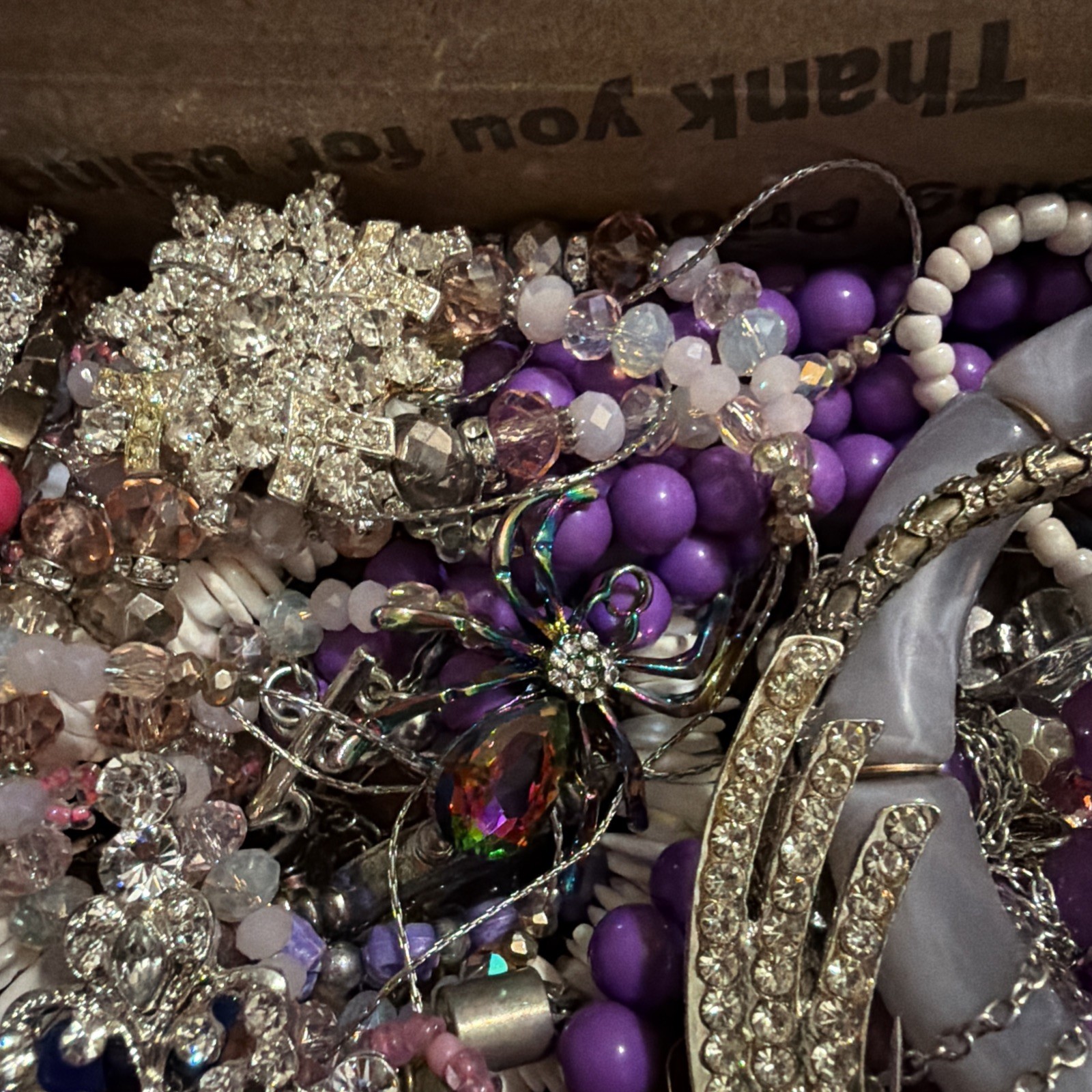 Vintage to Now Jewelry Lot, All Wearable Untested. No Broken. Box A8
