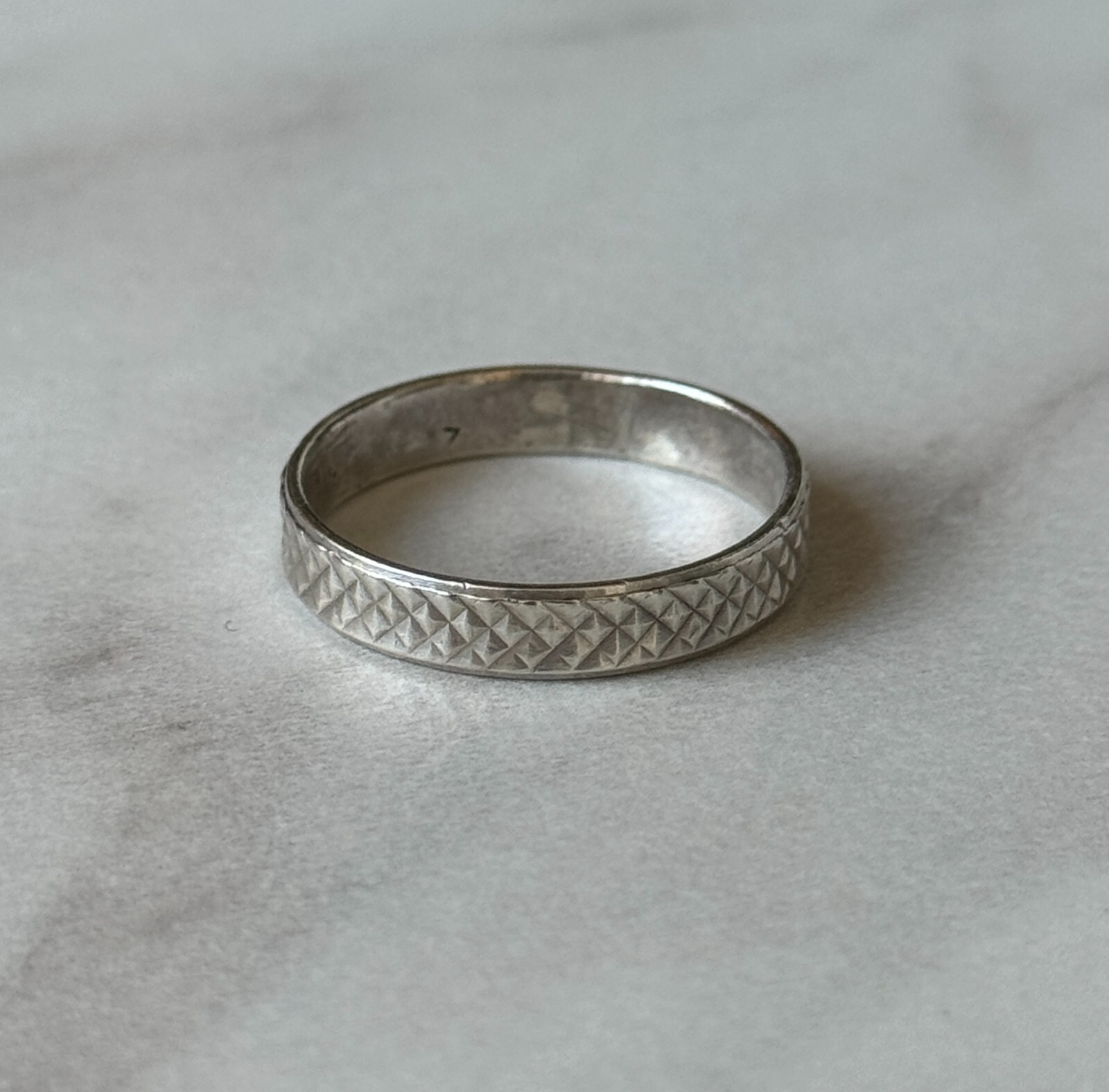 Soviet Women’s Silver Ring 925 – USSR Vintage Size 8.25 / 18.5
