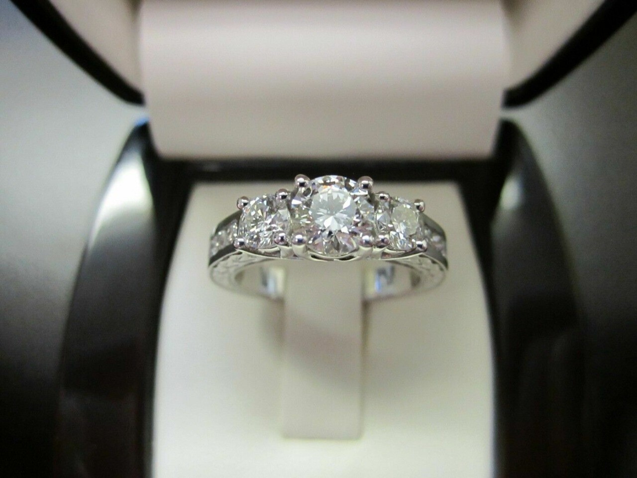 2.50 Ct Lab-Created White Diamond Vintage Style Wedding Ring 925 Sterling Silver
