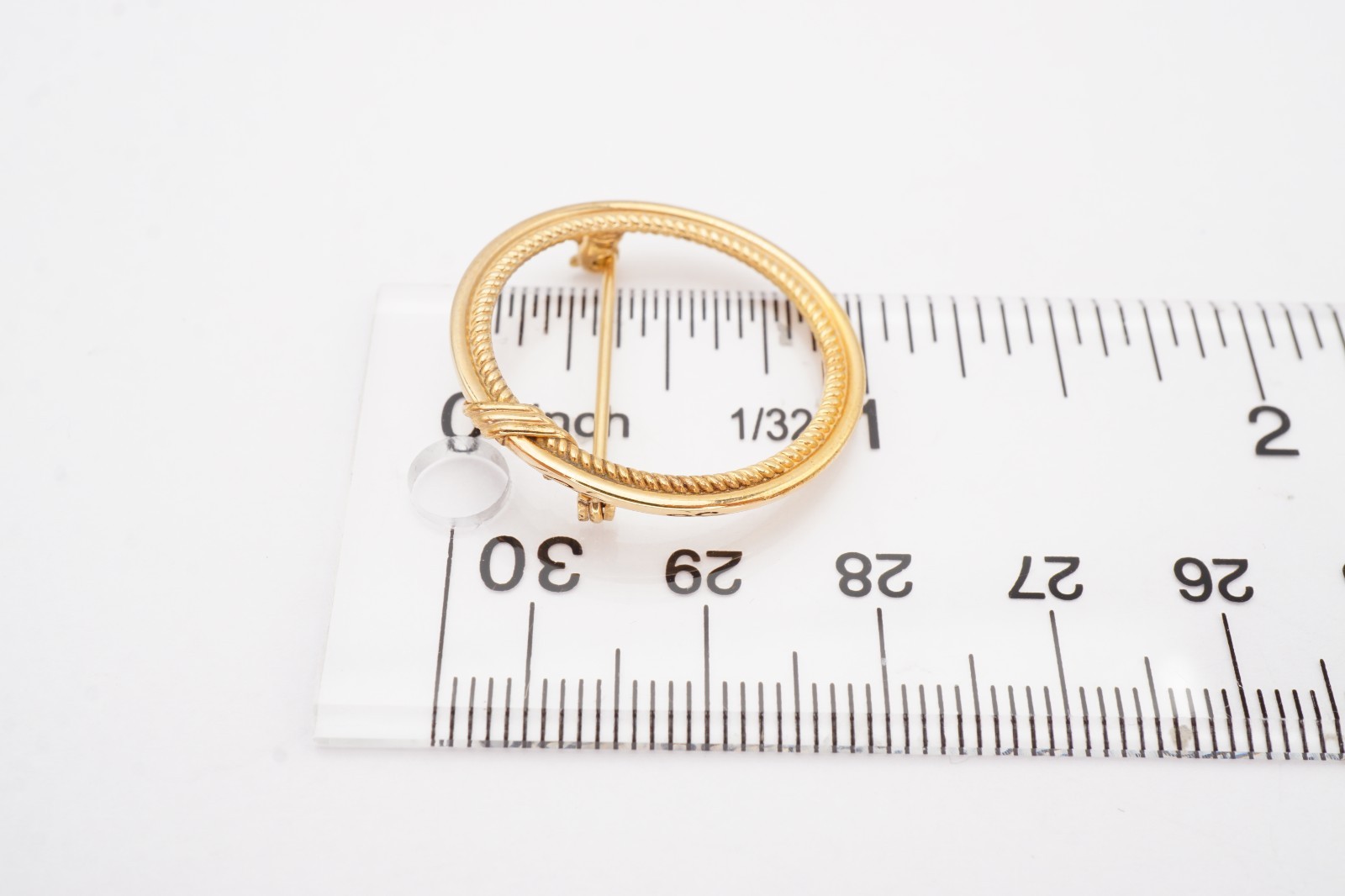 Vintage Gold Filled Brooch Pin K4