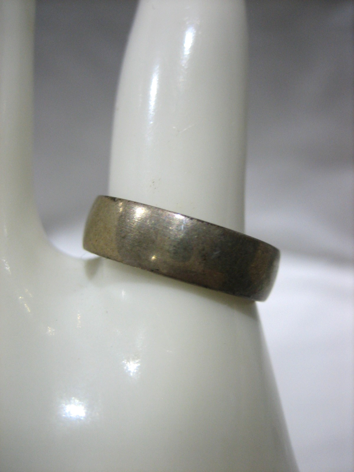 925 Sterling Antique 1942 Australia Shilling Ring Band Size 3.75