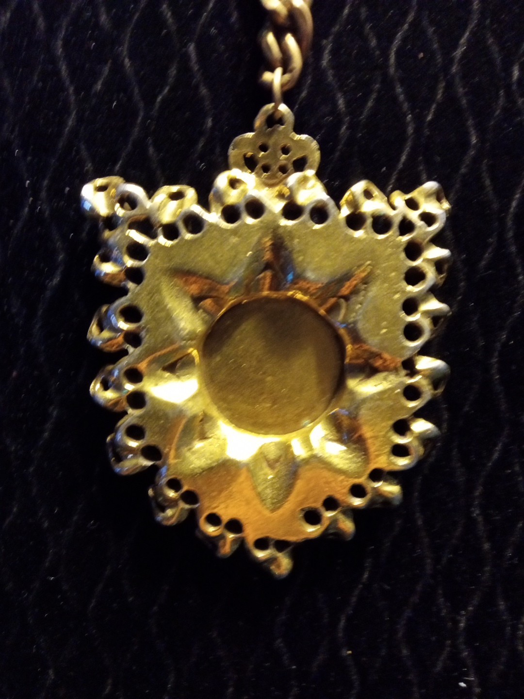 Scottish Enameled Emblem Necklace Antique