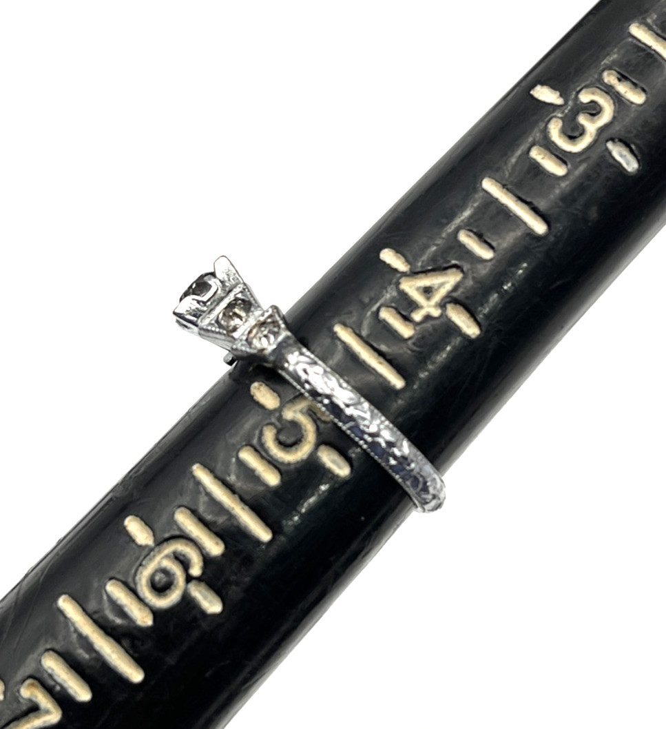 Vintage Little Nemo Paste Stone Ring Set Silver Tone Size 4.75 – 6