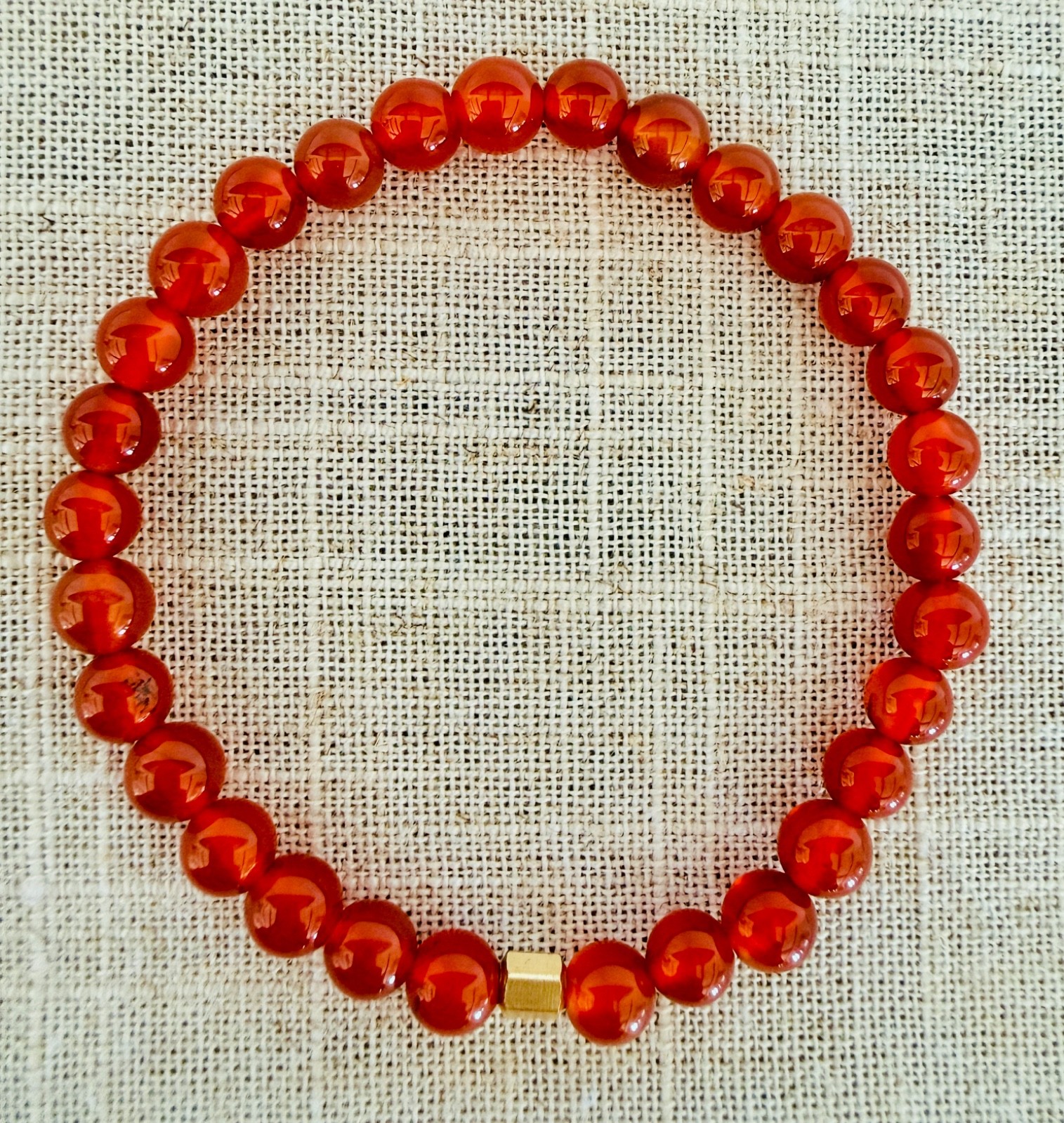 Natural Gemstone Bracelet Set Tiger Eye Amethyst Carnelia Jade Lapis