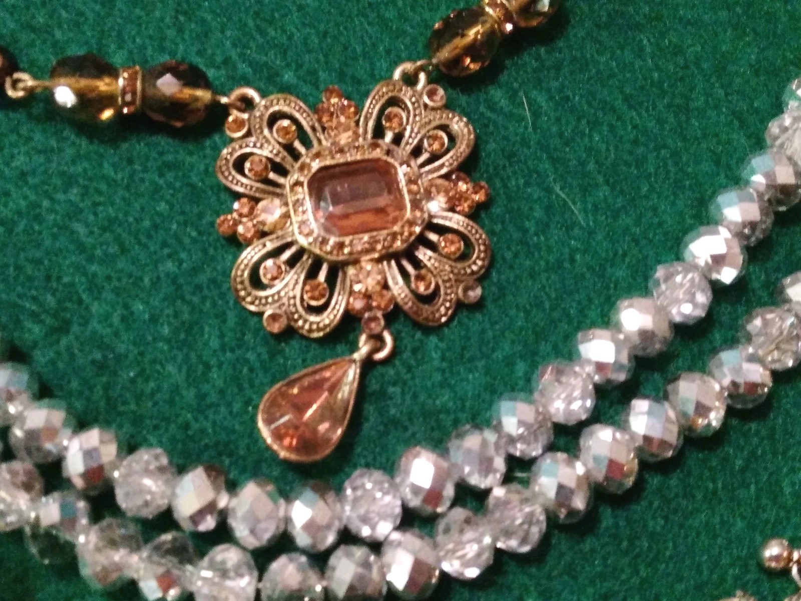 Vintage 2 Now Crystal Rhinestone Jewelry Lot 16pc Necklaces Bracelets Earrings