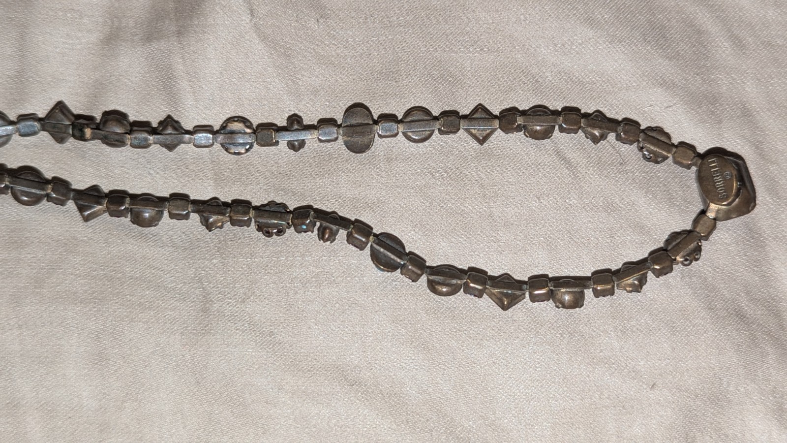 Sorrelli Crystal Necklace Multicolor, With Saphiret necklace