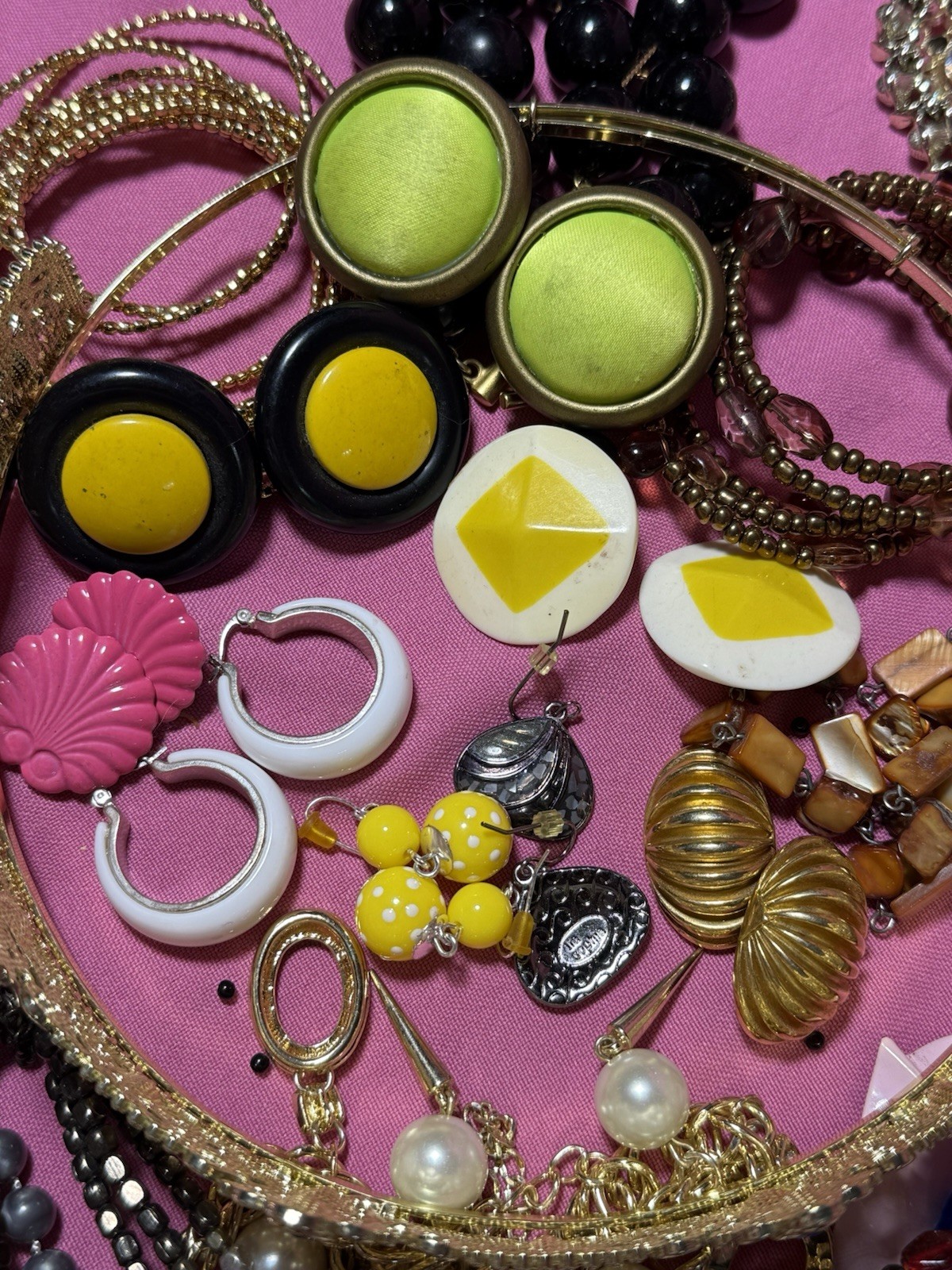 Costume Jewelry Lot VTG Rhinestone Set Givenchy Whiting & Davis Solid Perfume