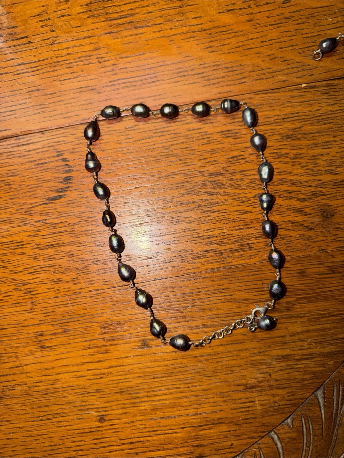 Vintage Fresh Water Pearl Necklace with Matching Bracelet