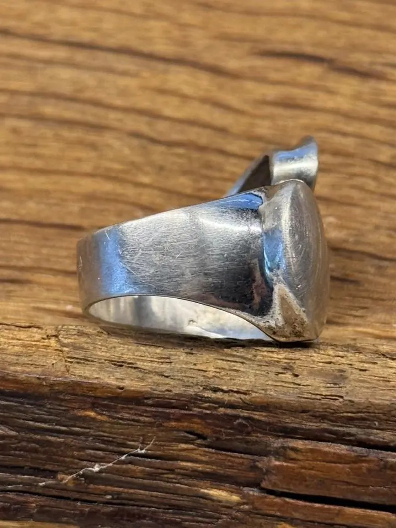 vintage artisan ring sterling silver 925