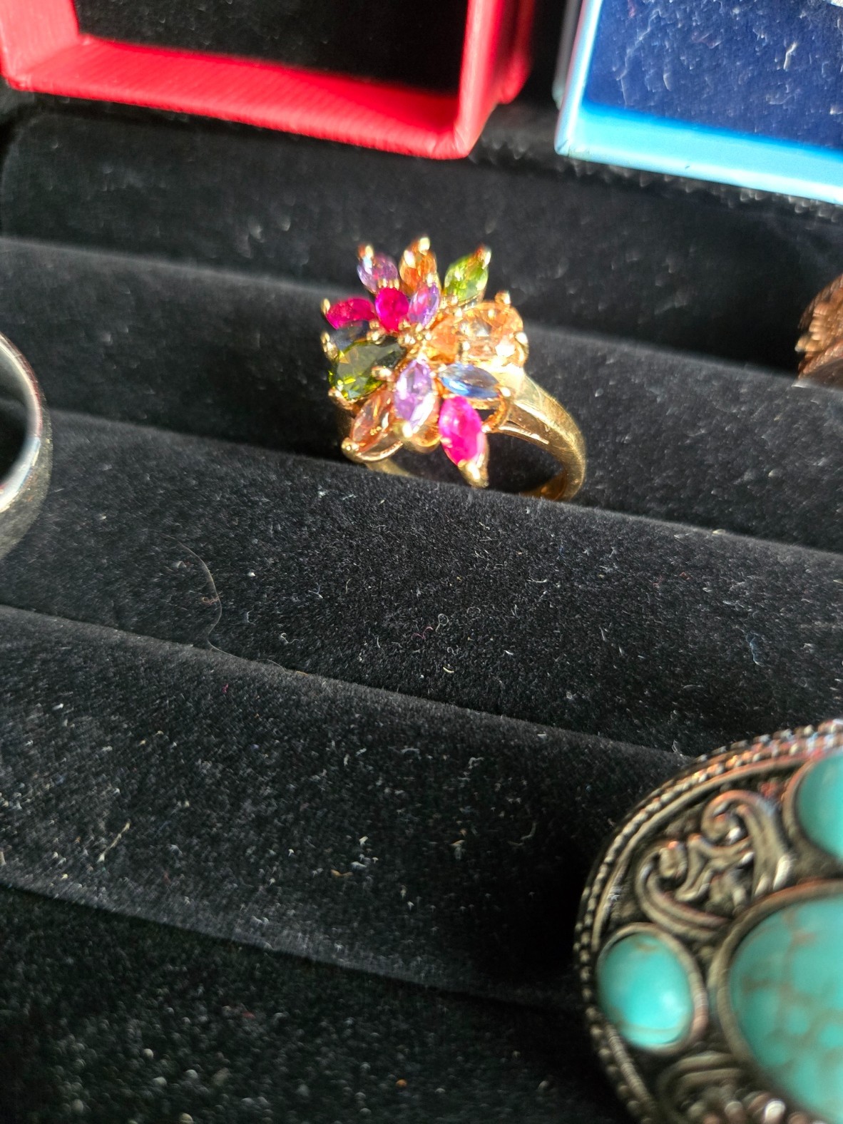 Vintage Estate Ring Lot 40pc 925 Sterling Silver Signed Avon 10k GP