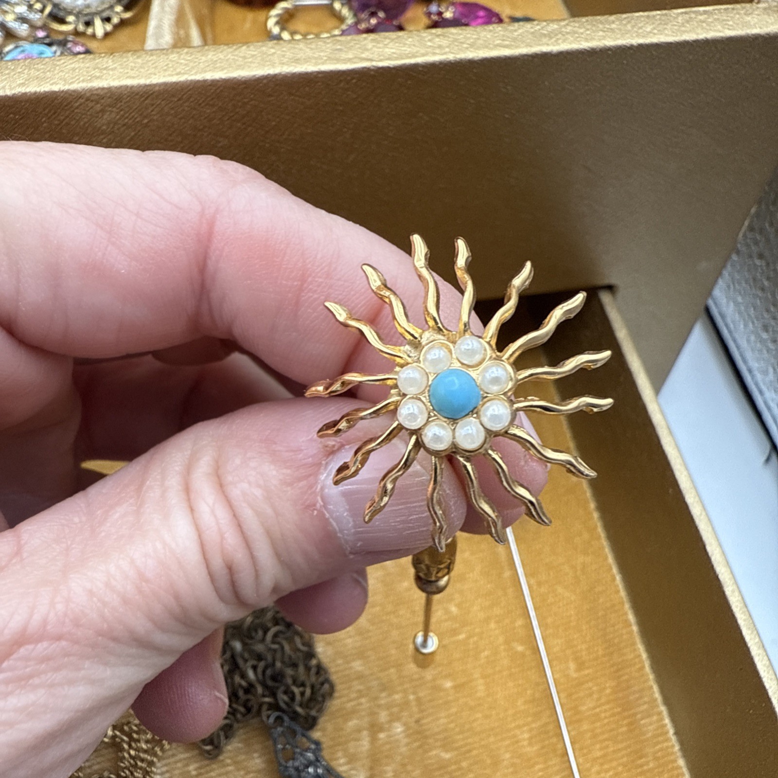 Massive Lady Buxton Filled With Vintage Jewelry READ