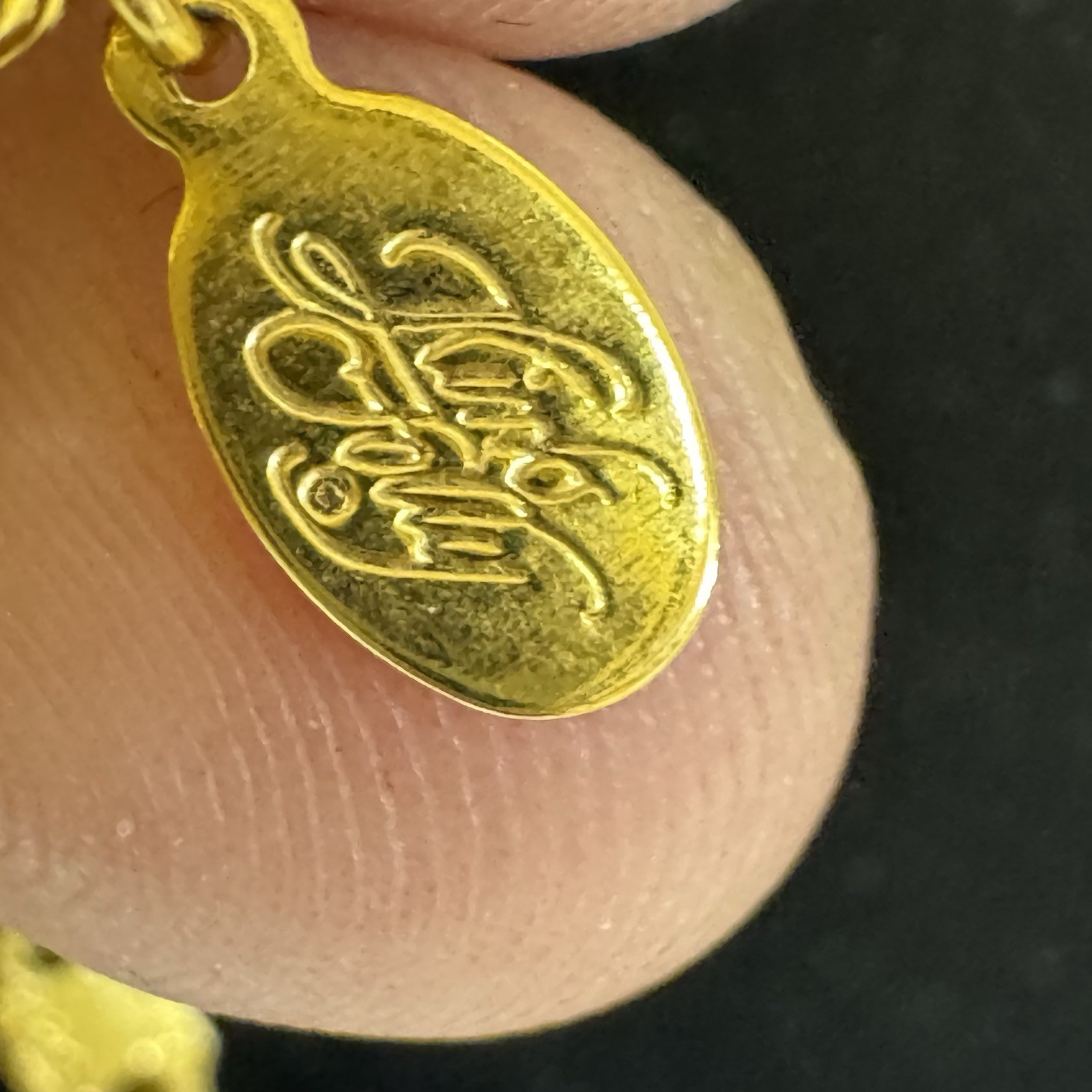 Vintage Kirks Folly Signed Secrets of the Seven Angels Charms w/Rings Necklace