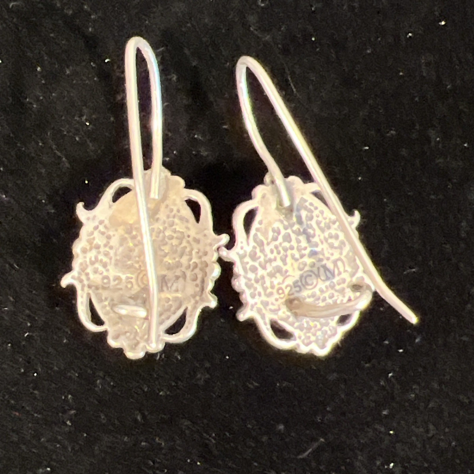 Southwest Sterling Silver 925 Blue Denim Sodalite Earrings 4.7 Gr.
