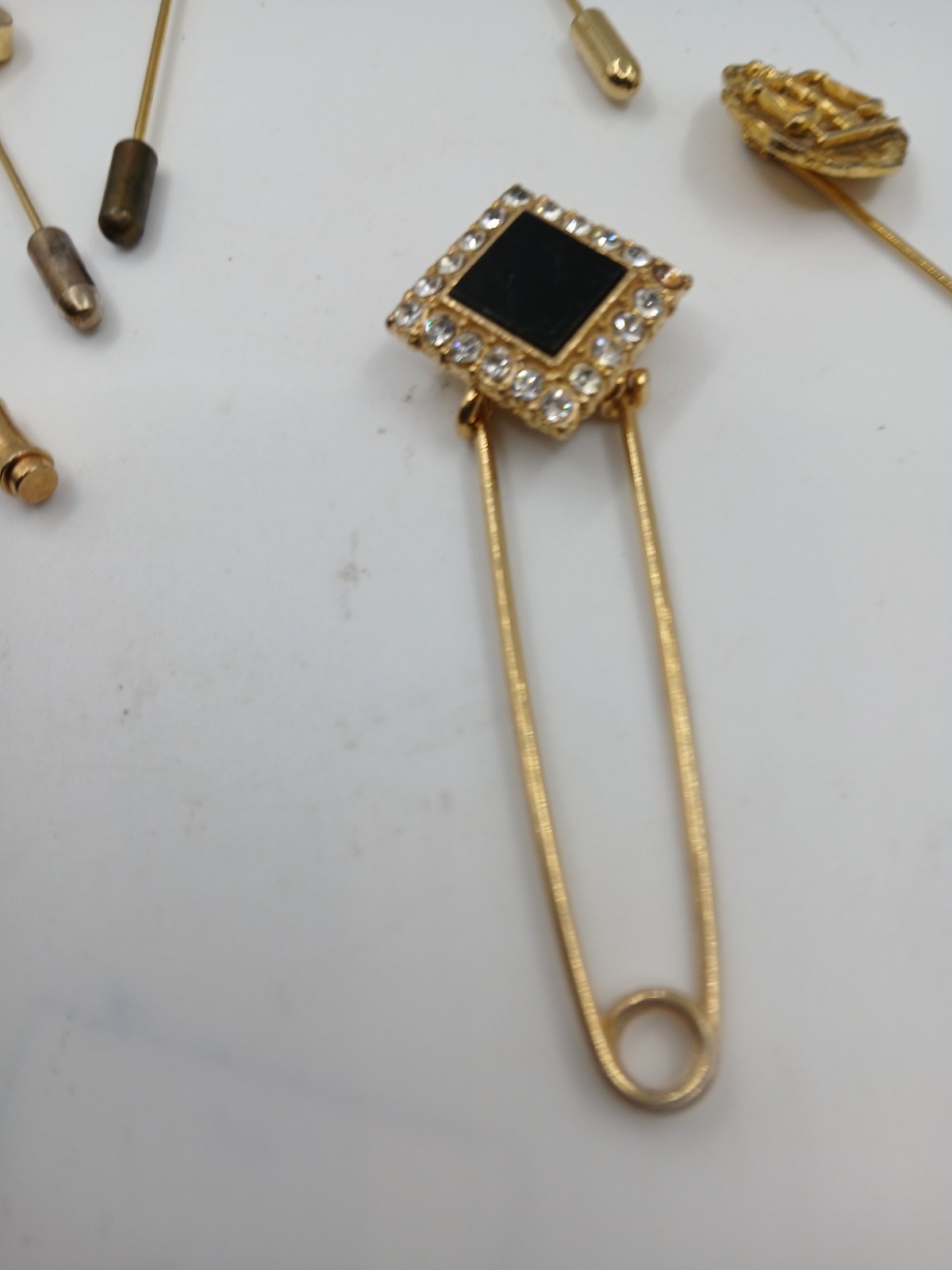 Wholesale Lot of Assorted Vintage Hat Pins. Lady Bug. Rhinestones and More