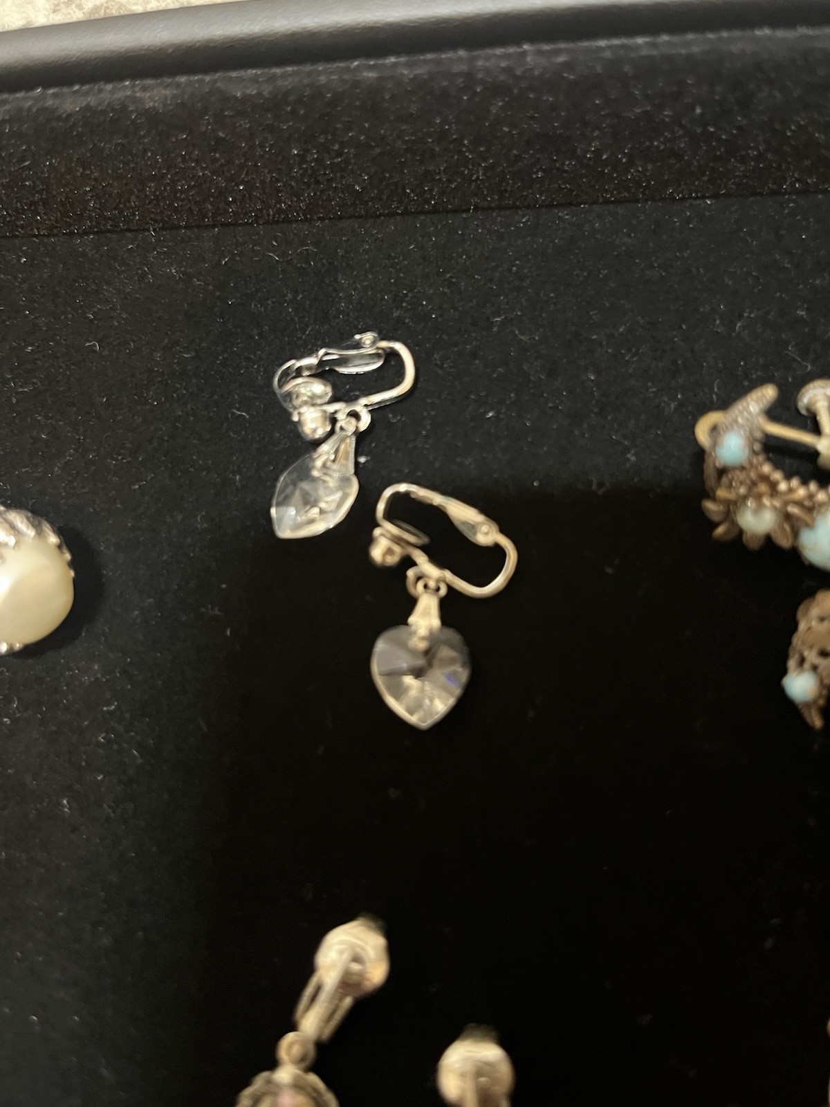 20 Pair Vintage Clip On EarRings Various Colors And Styles As Pictured Lot 02