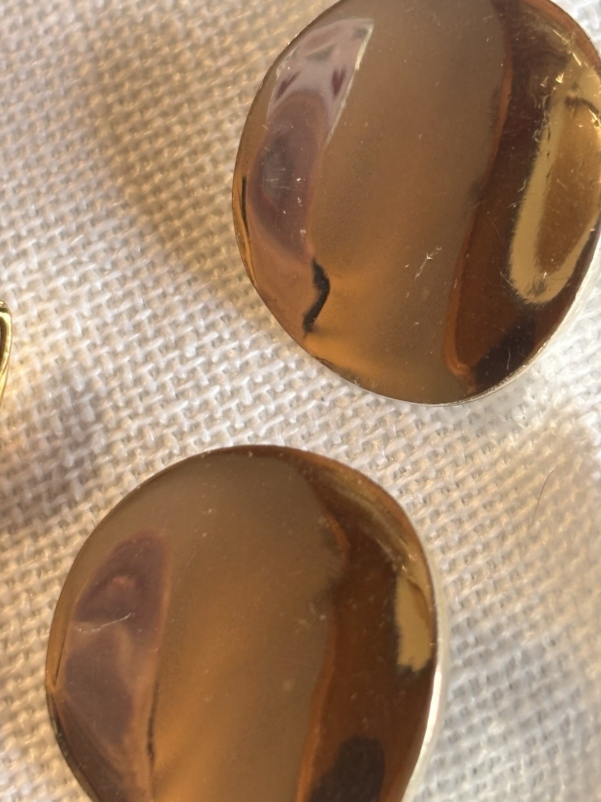 Vintage Avon + Costume Jewelry Post Earrings Lot of 5 Pairs Gold Tone Cloisonne