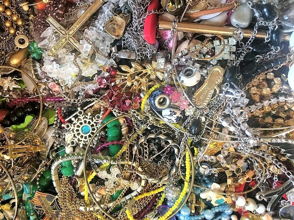 1 LB Mystery LOT NEW Mixed Jewelry Ethnic Vintage NO JUNK ALL WEARABLE Bulk LOT