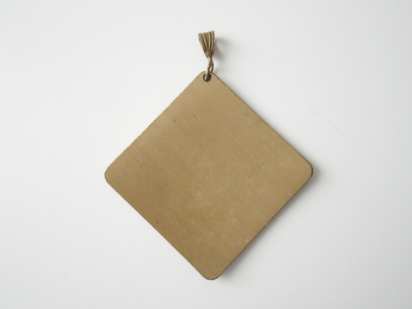 Pendant Square Pattern Oriental?Asian?12.4 G/7.2 X 6.0 Cm