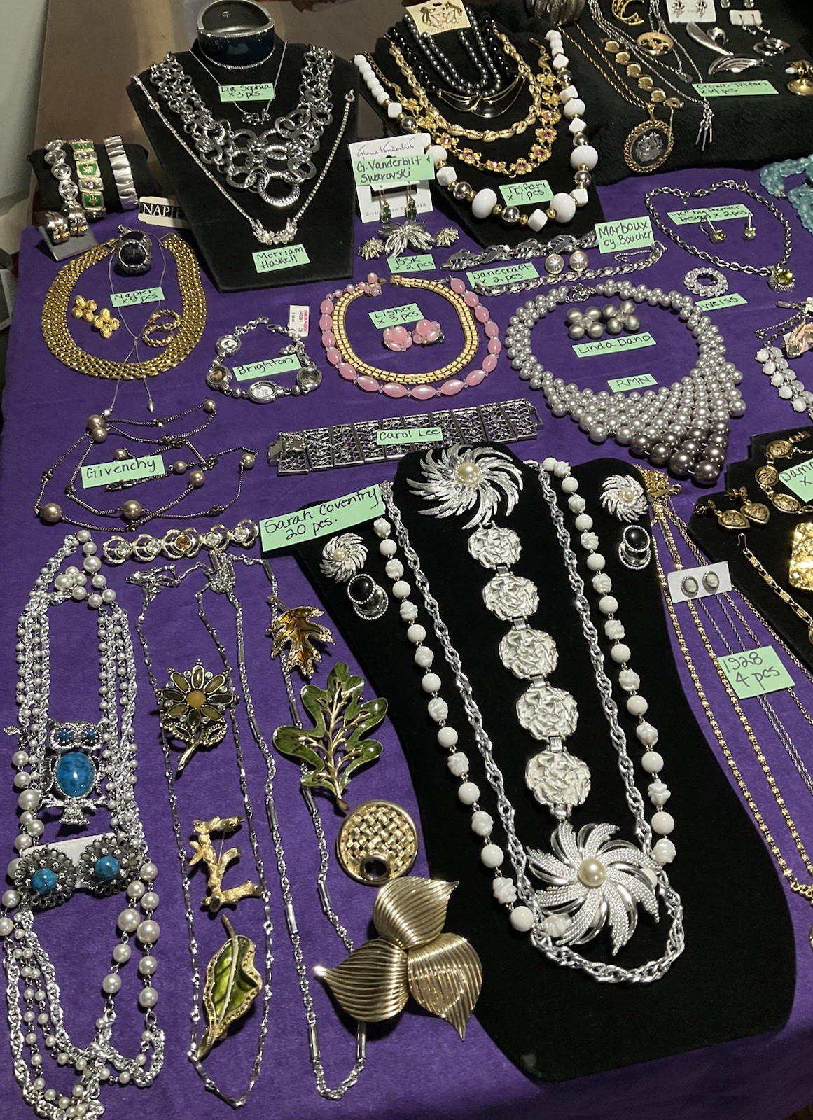 Vtg High End All Designer Signed Jewelry Lot 167 Pcs. All Wear Dior, Monet. ++