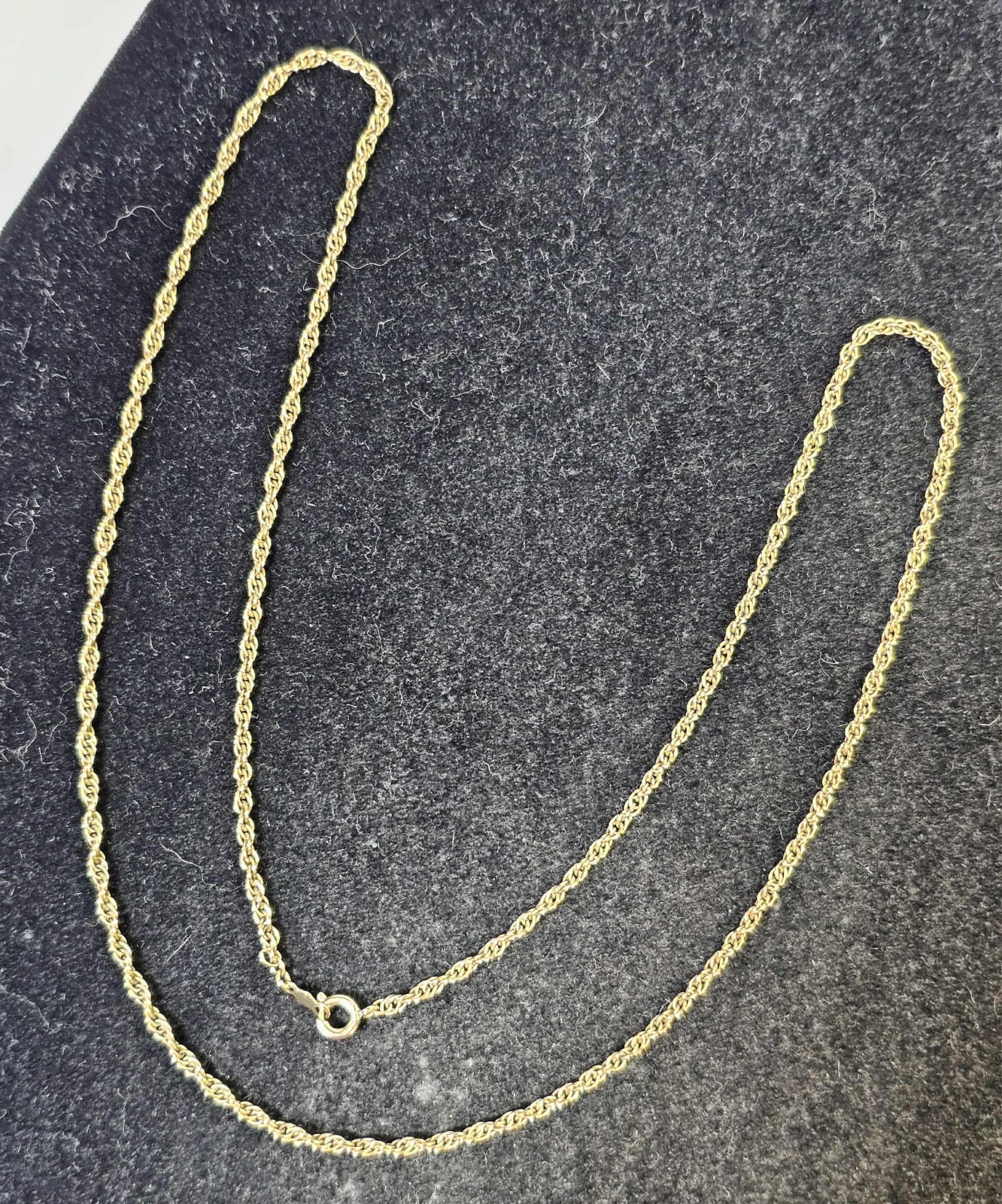 Vtg DESIGNER ACO 1/20 12K GOLD FILLED CHAIN Link NECKLACE 24in- S155