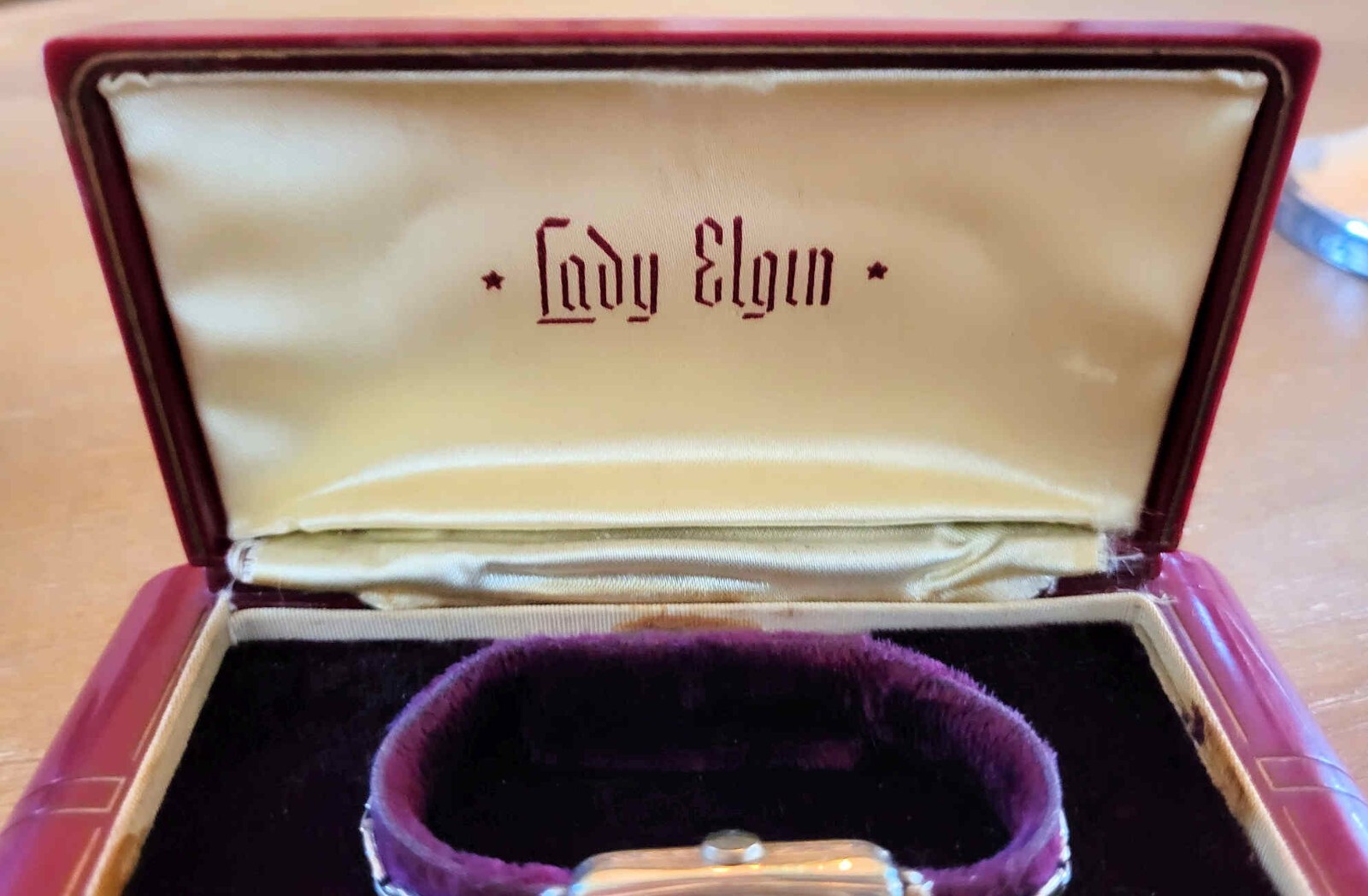 Vintage Elgin Ladies Watch “Art Deco” 1935 W/ Celluloid case