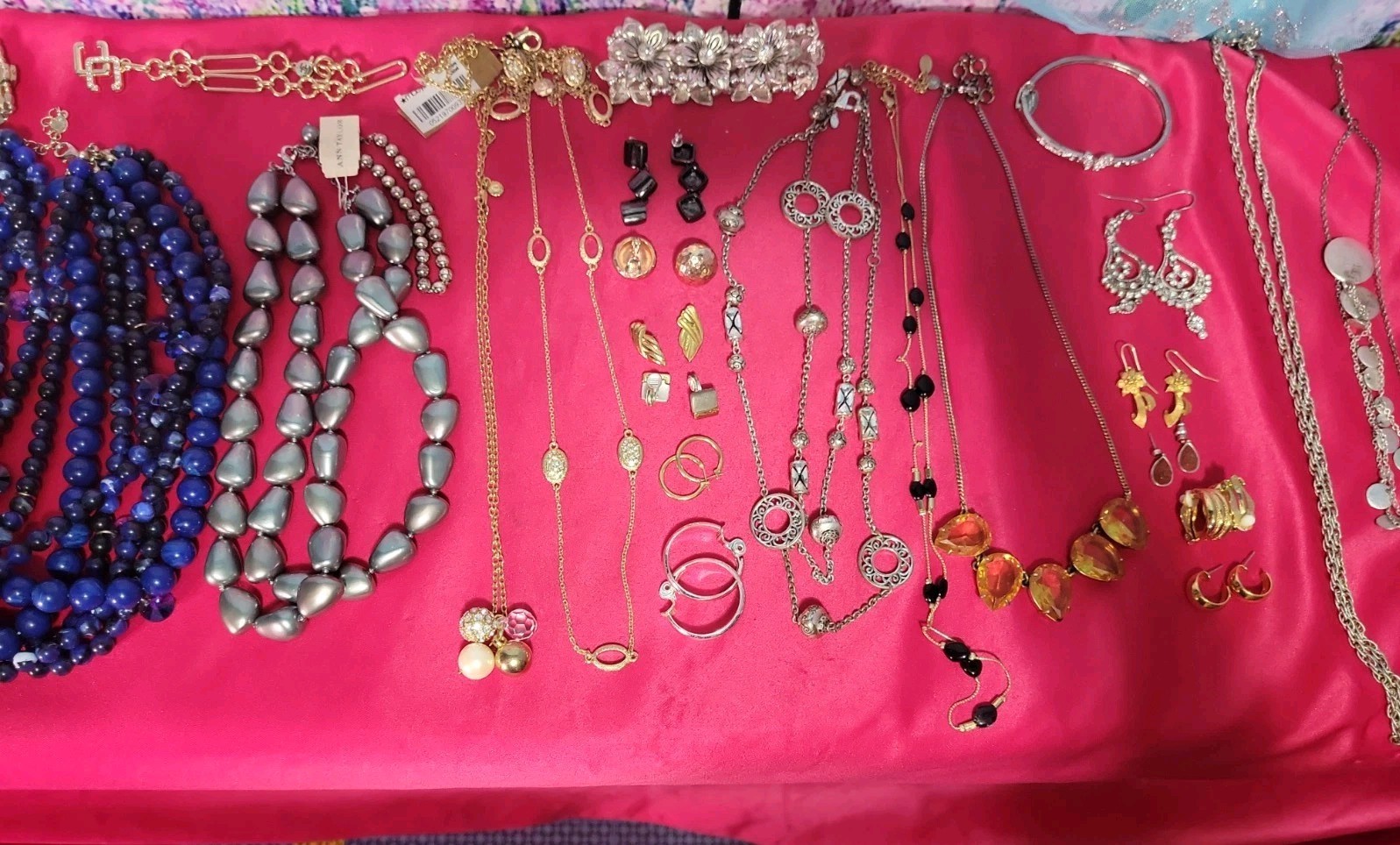 Jewelry Lot, Signed Pieces Trifari, Monet,j. Crew.