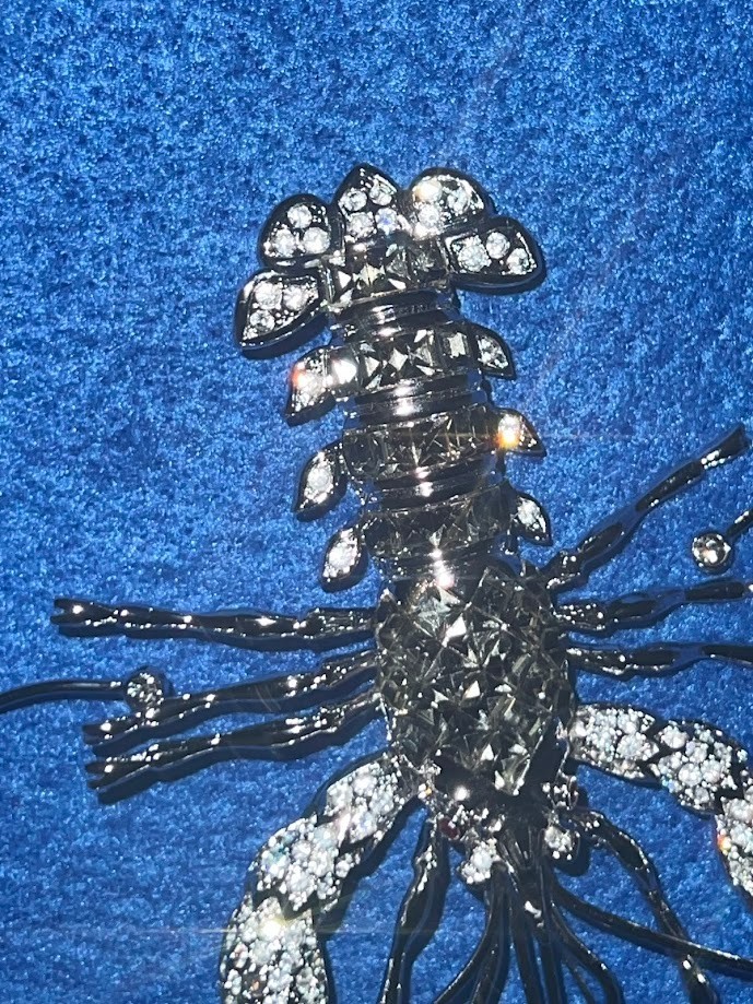 LANDAU Rhinestone Lobster 5″ EXQUISITE