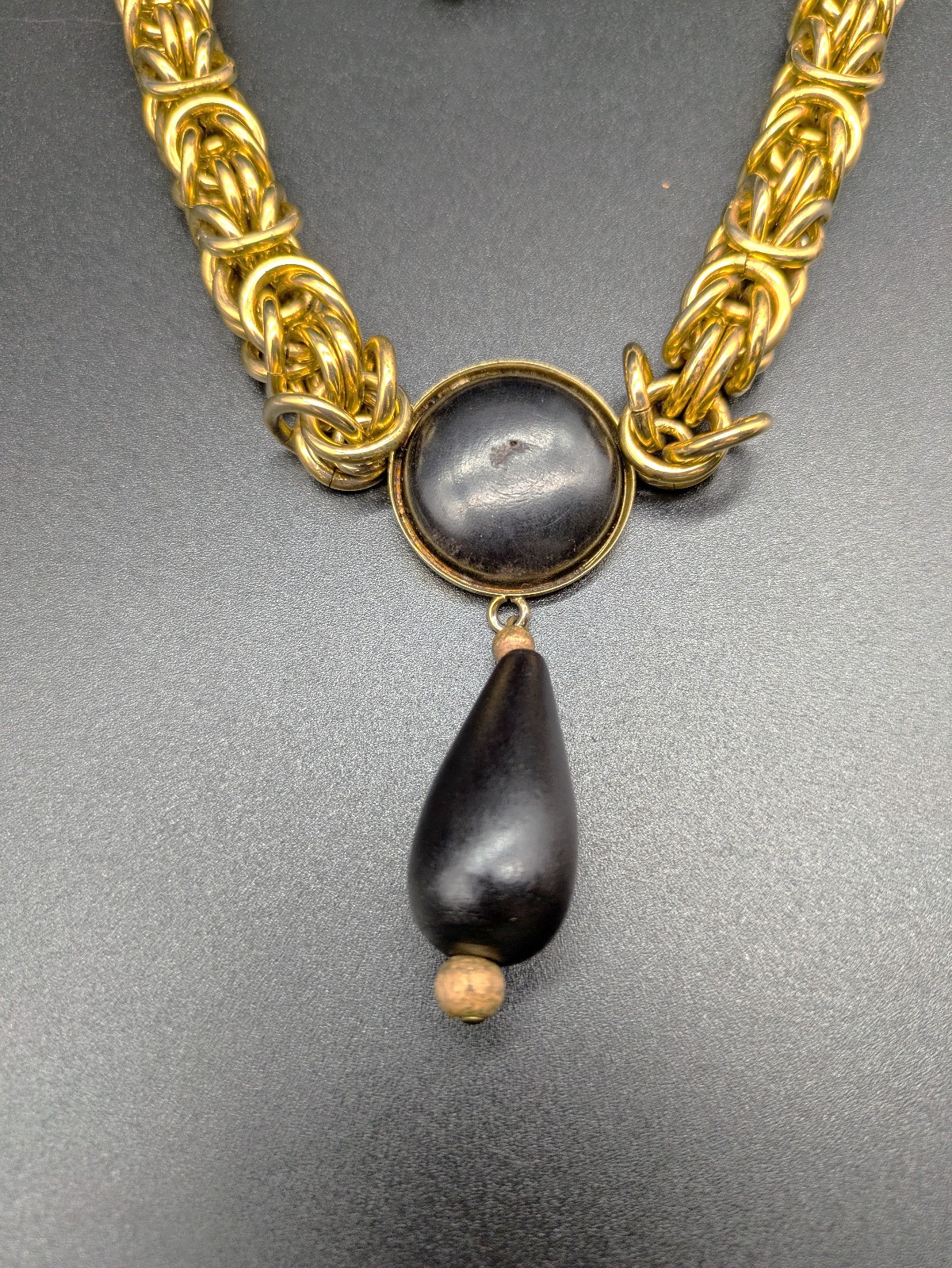 YSL Vintage Yves Saint Laurent Rive Gauche statement necklace