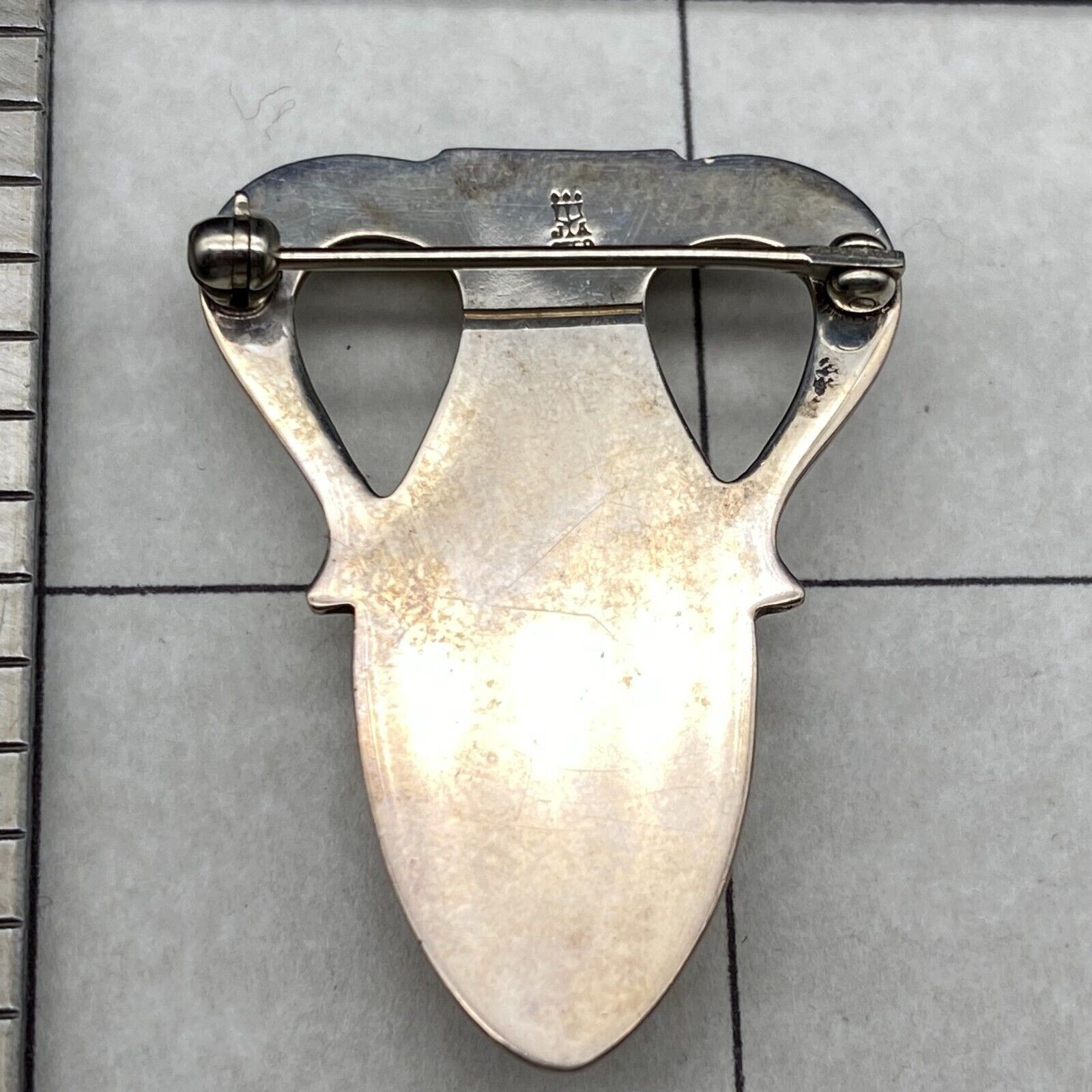 Vintage James Avery Vase Sterling Silver Brooch Pin