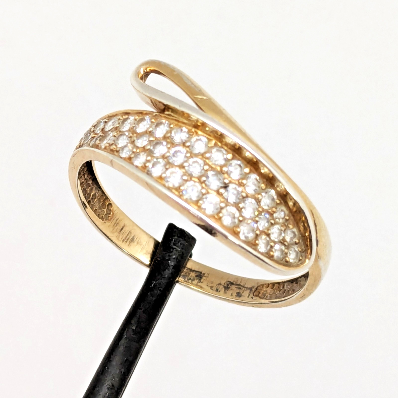 Vintage Elegant RING Silver 925 with Chic Inserts -size: 10.25US (19.8mm) | #65