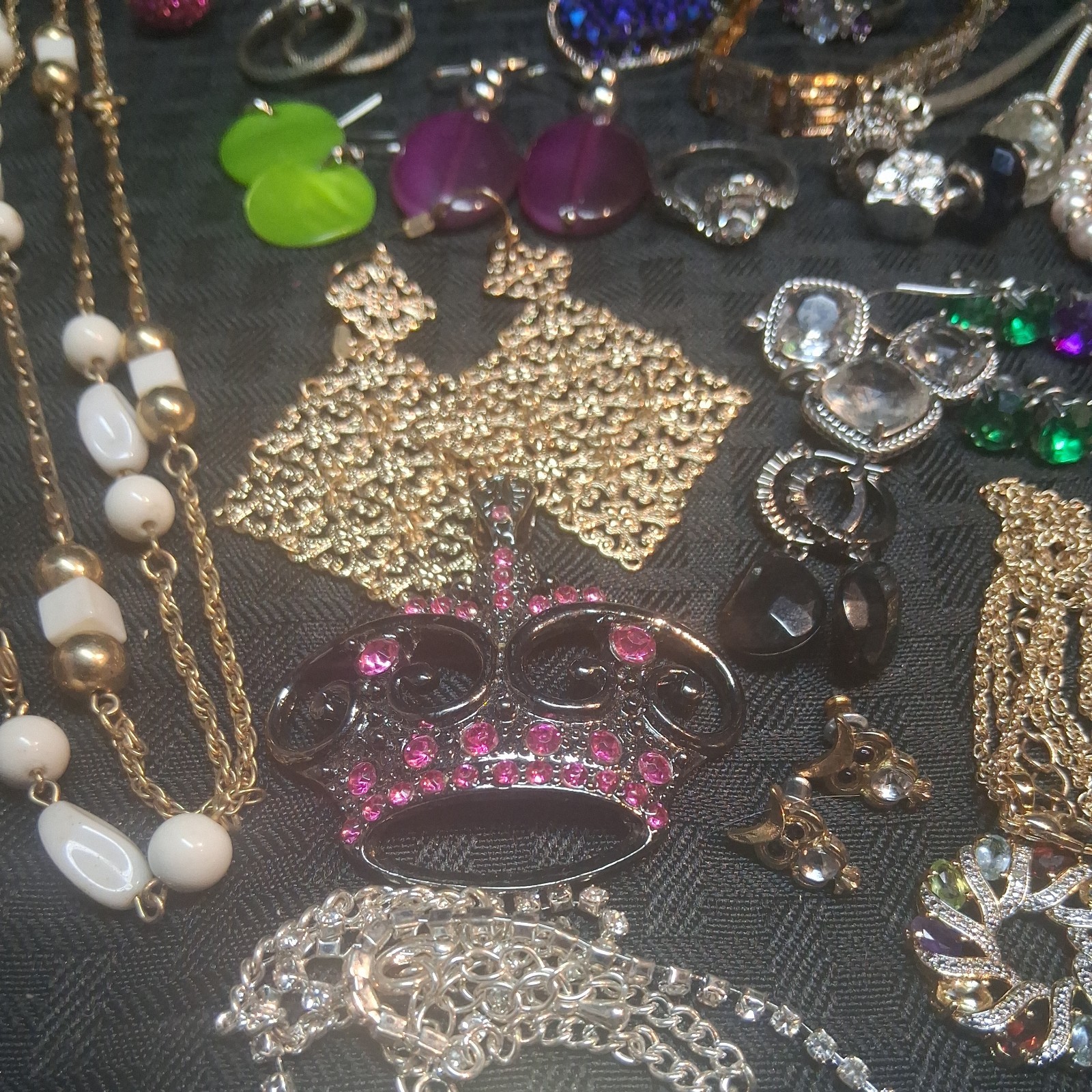 HUGE! Vintage to Now JUNK DRAWER LOT Estate Jewelry Unsearched Untested