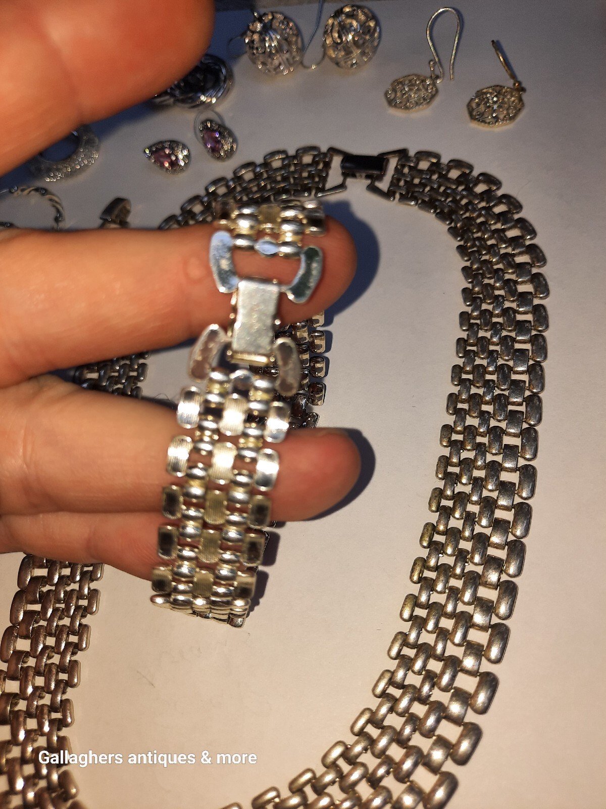 various mixed jewelry lot costume Napier Set Watch Earrings bracelet Necklace