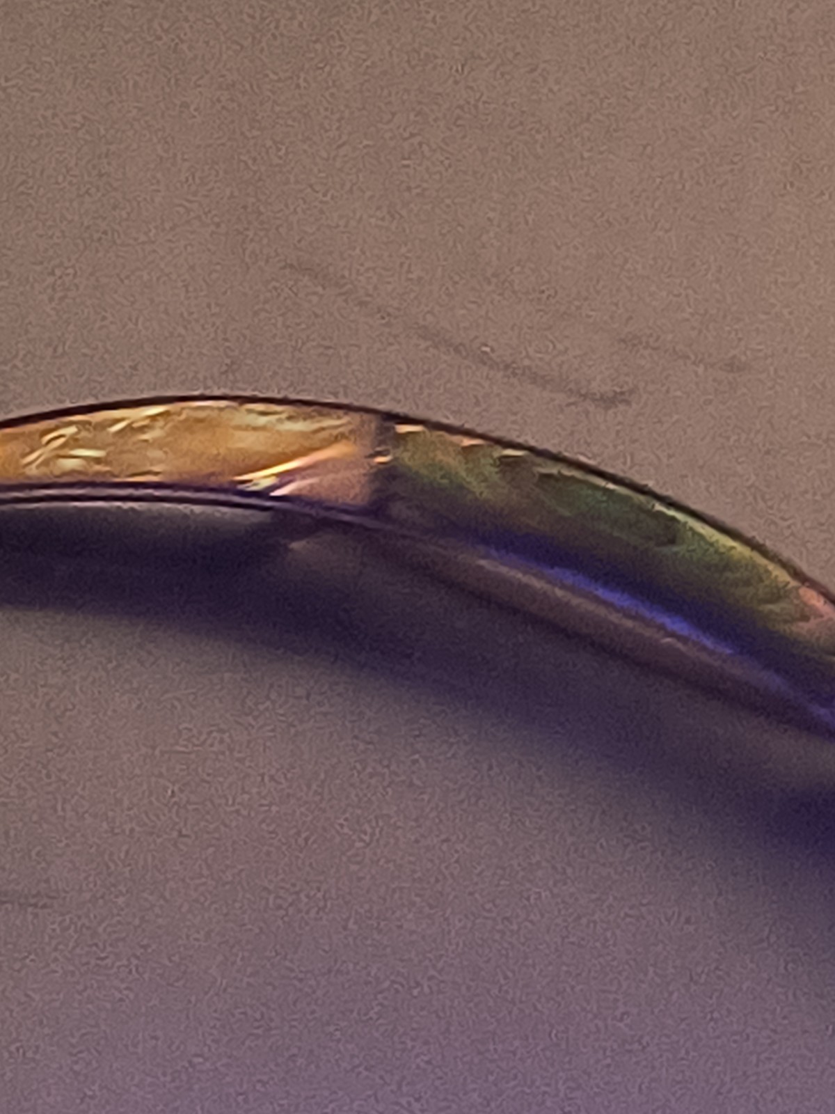 Silver Mother Of Pearl Crescent Moon Pin #504