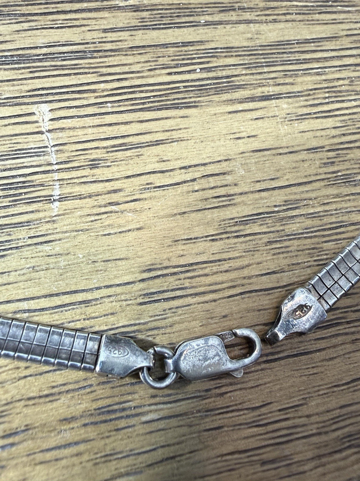18” 4mm 925 Italy Sterling Silver Snake Chain Vintage Heavy