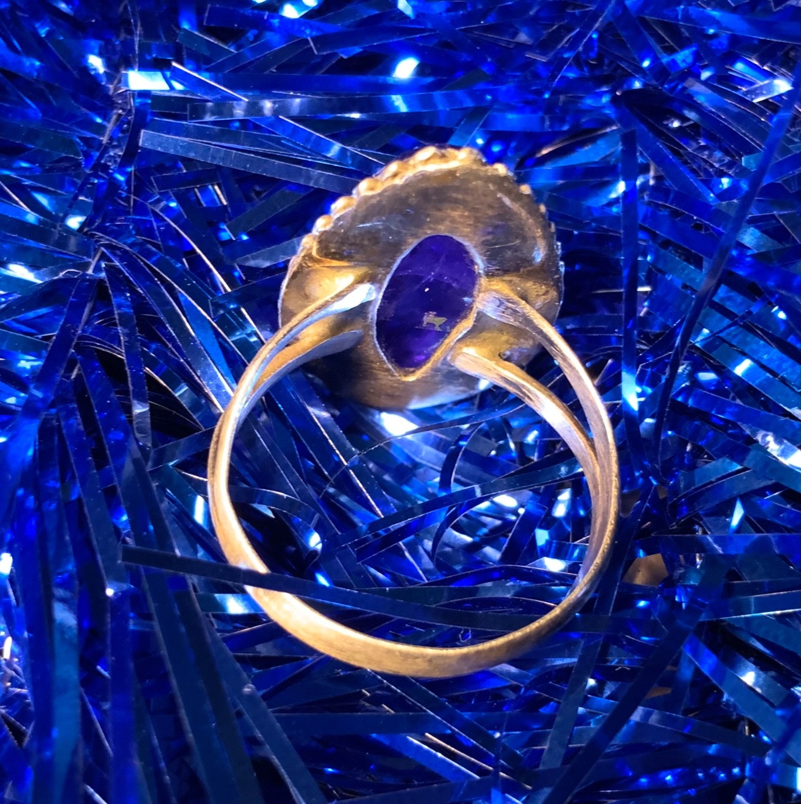 Vintage Amethyst Ring size 6 Unkown brand in good conditon