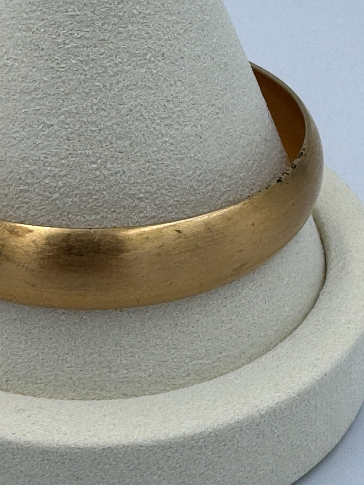 Vintage Gold Tone Bangle Set Nugget Twist Rope & Wide Satin Cuff