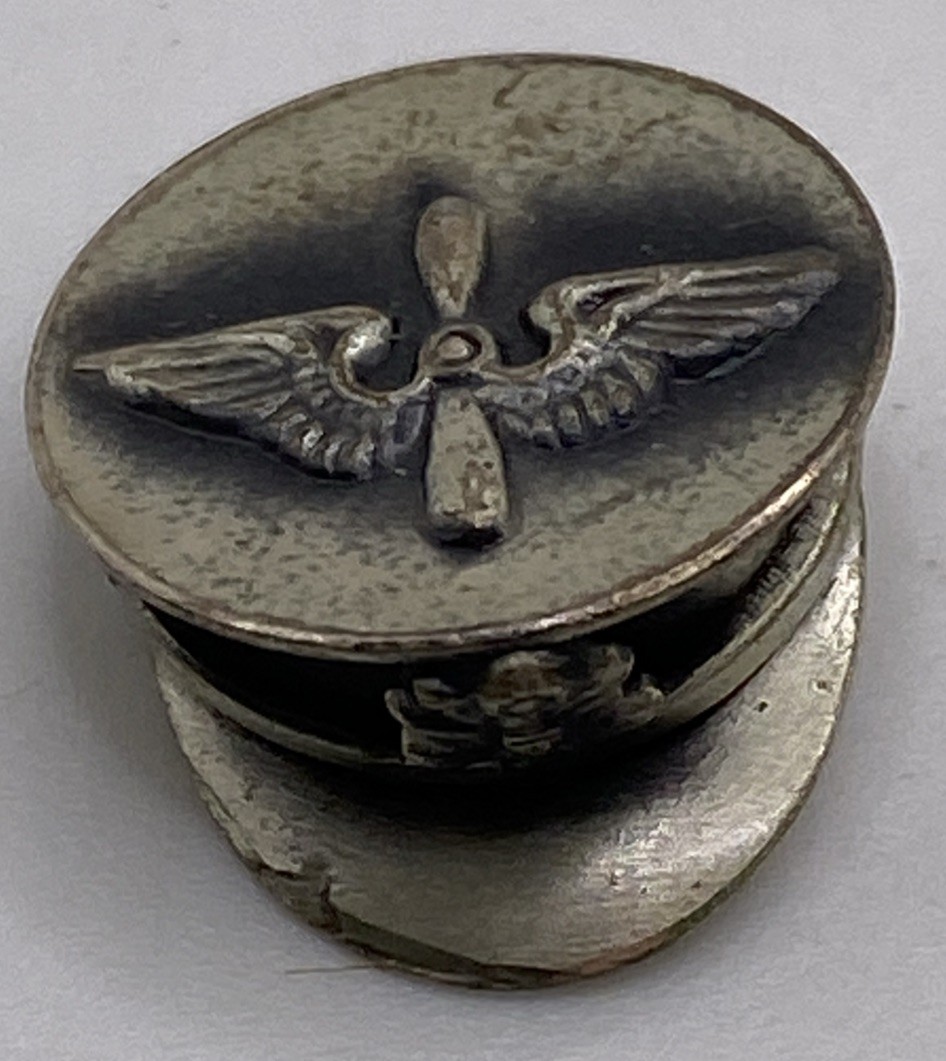 Vintage Sterling Silver United States Army Air Corps Hat/Cap Charm 1.3g
