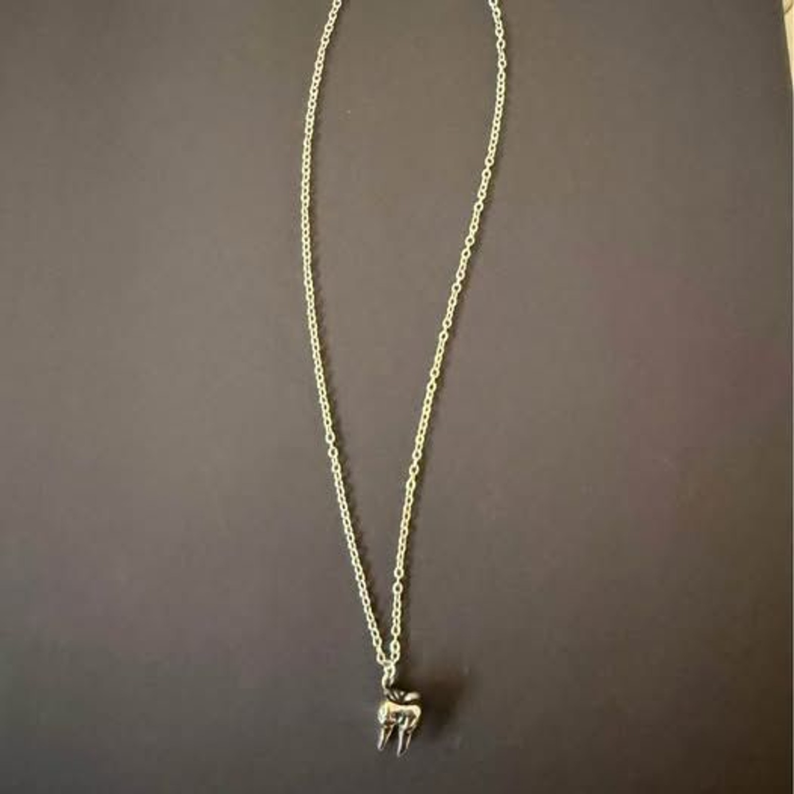 Vintage Wisdom Tooth Pendant Necklace | Stainless Steel Chain