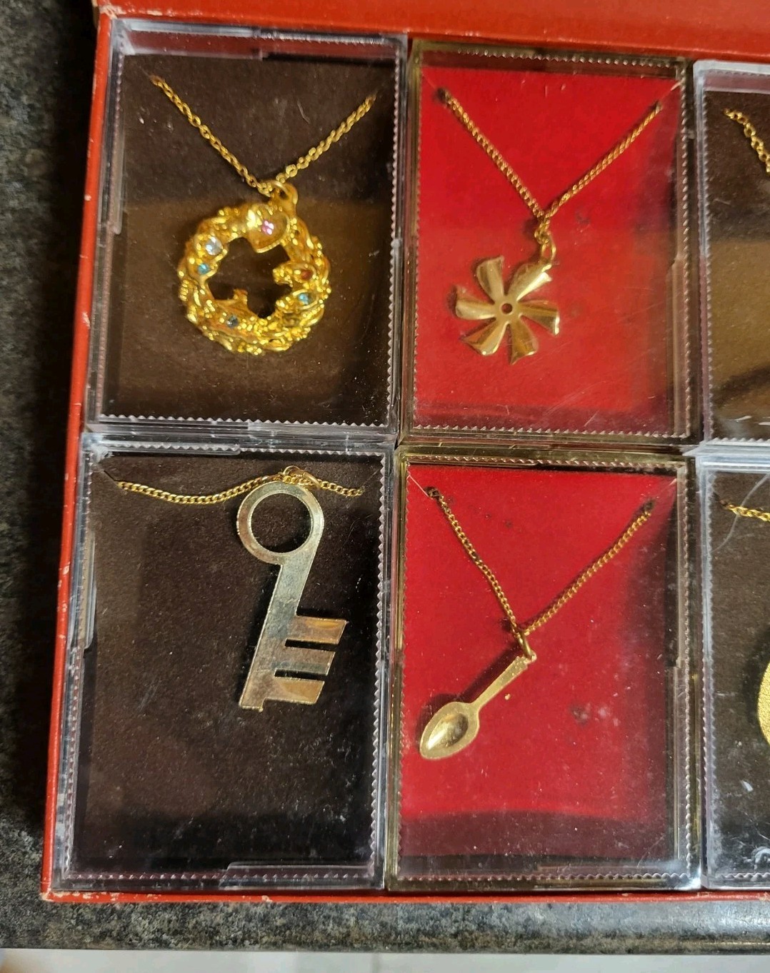 Vintage New Old Stock Novelty Necklace Unopened Case Of 12 Retail Stock 1960s