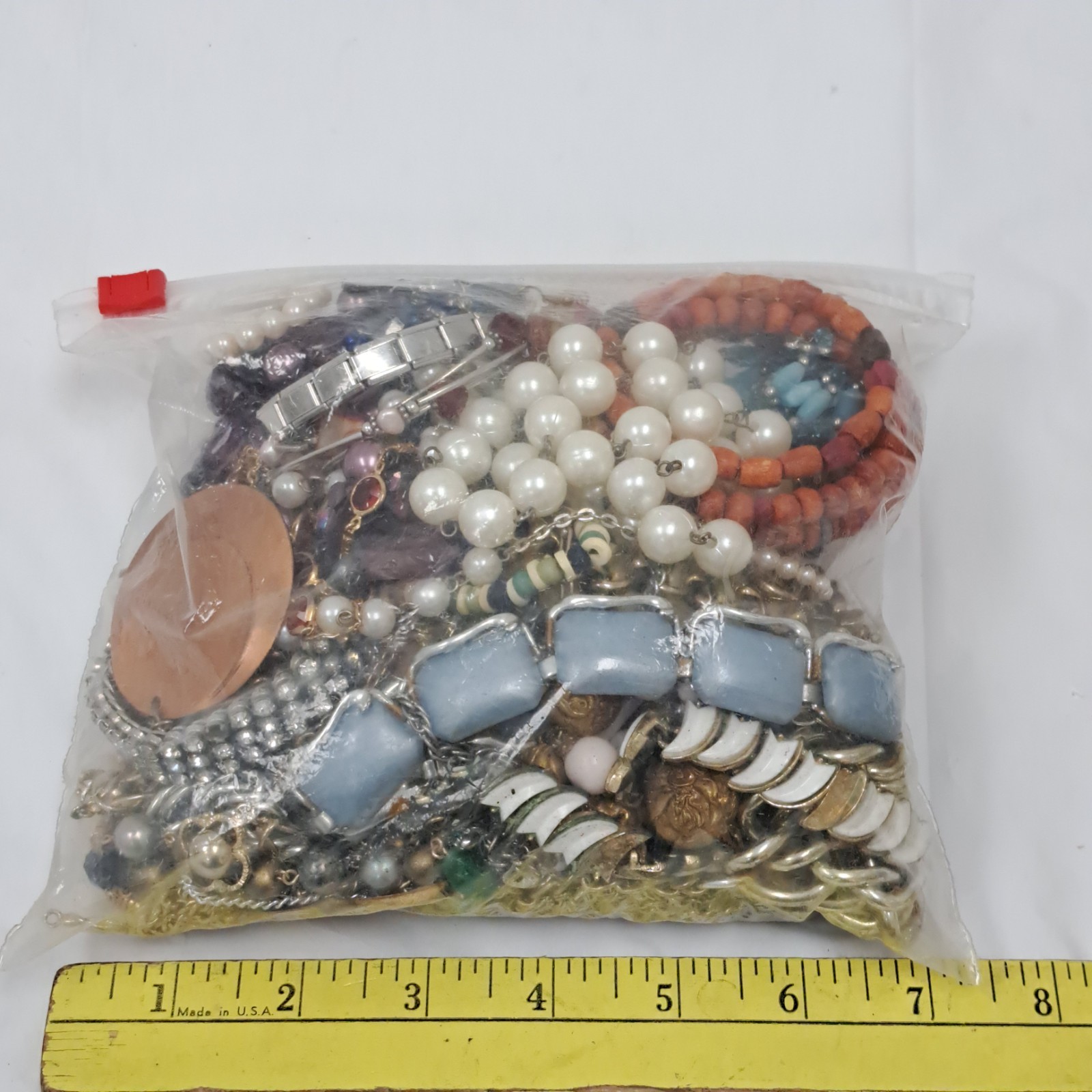 Bag Old Unsearched Jewelry Lot Vintage Estate Find Junk Drawer