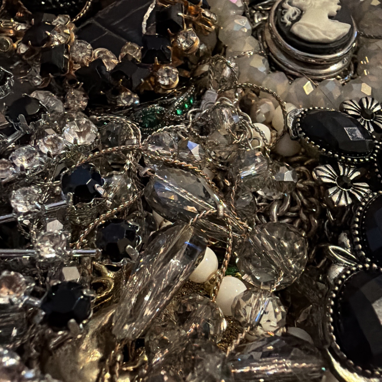 Vintage to Now Jewelry Lot, All Wearable Untested. No Broken. Box B1