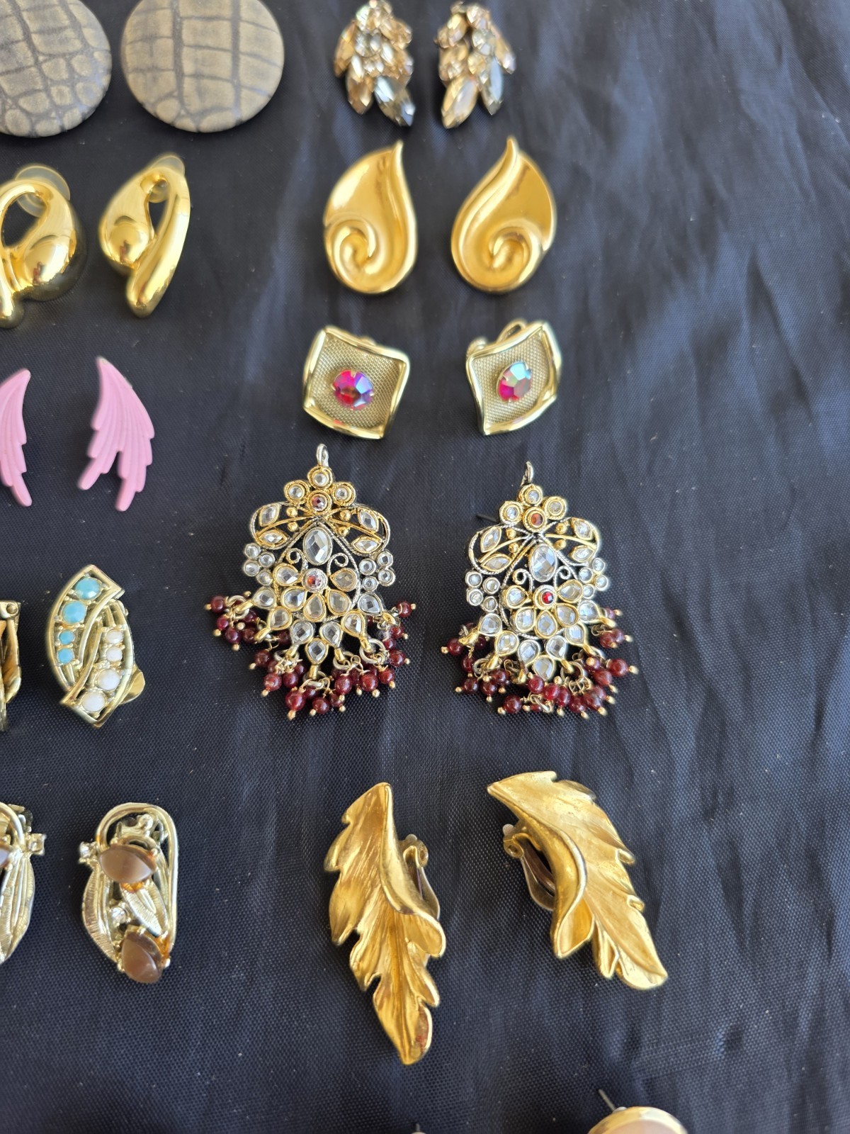 Earrings Lot 60 Pairs All Wearable Vintage Modern Jewelry Lot