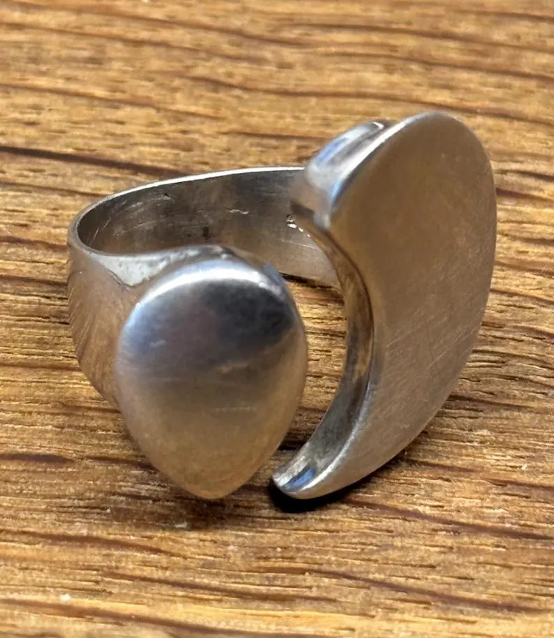 vintage artisan ring sterling silver 925