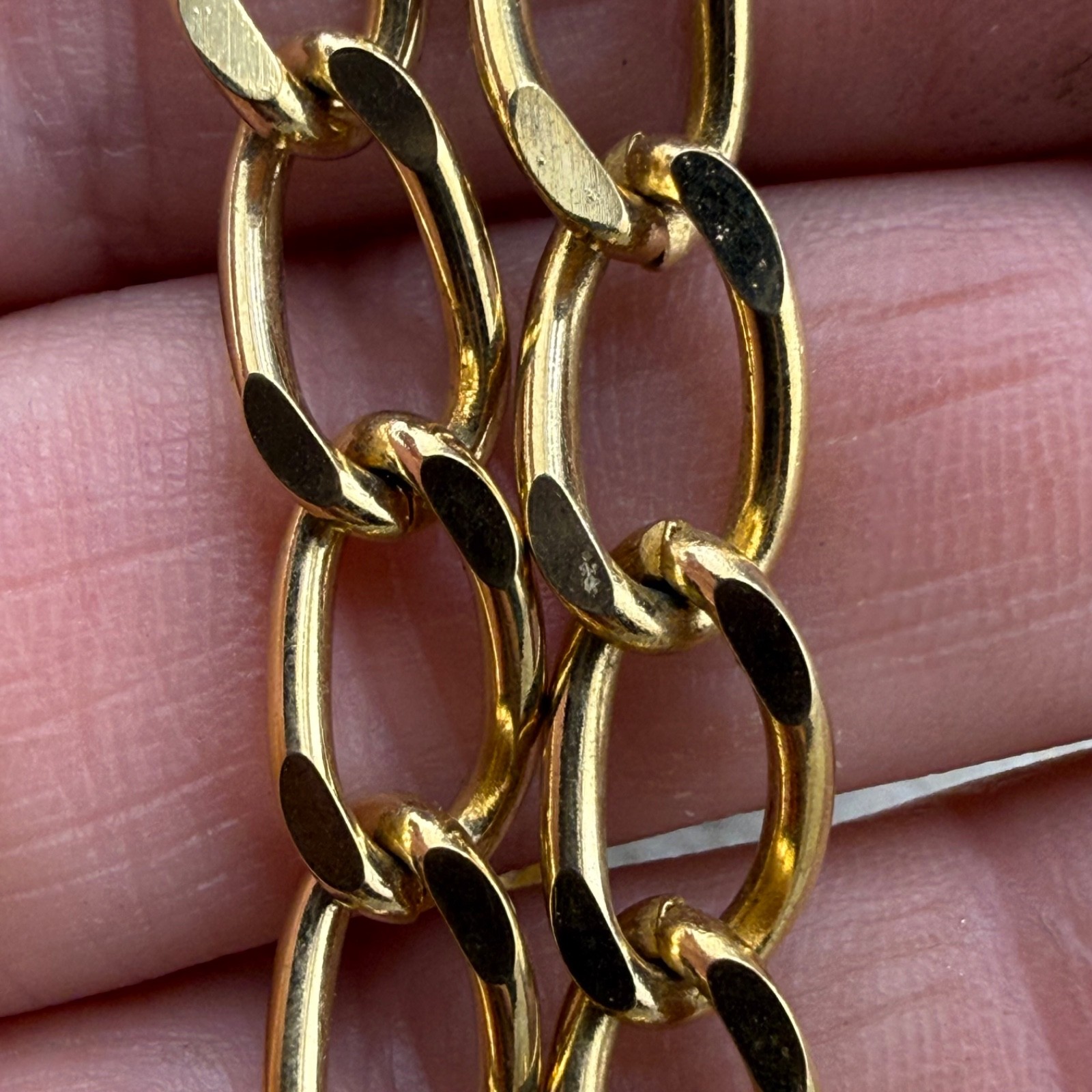 Vintage Givenchy Necklace Gold Tone SIgned 36”